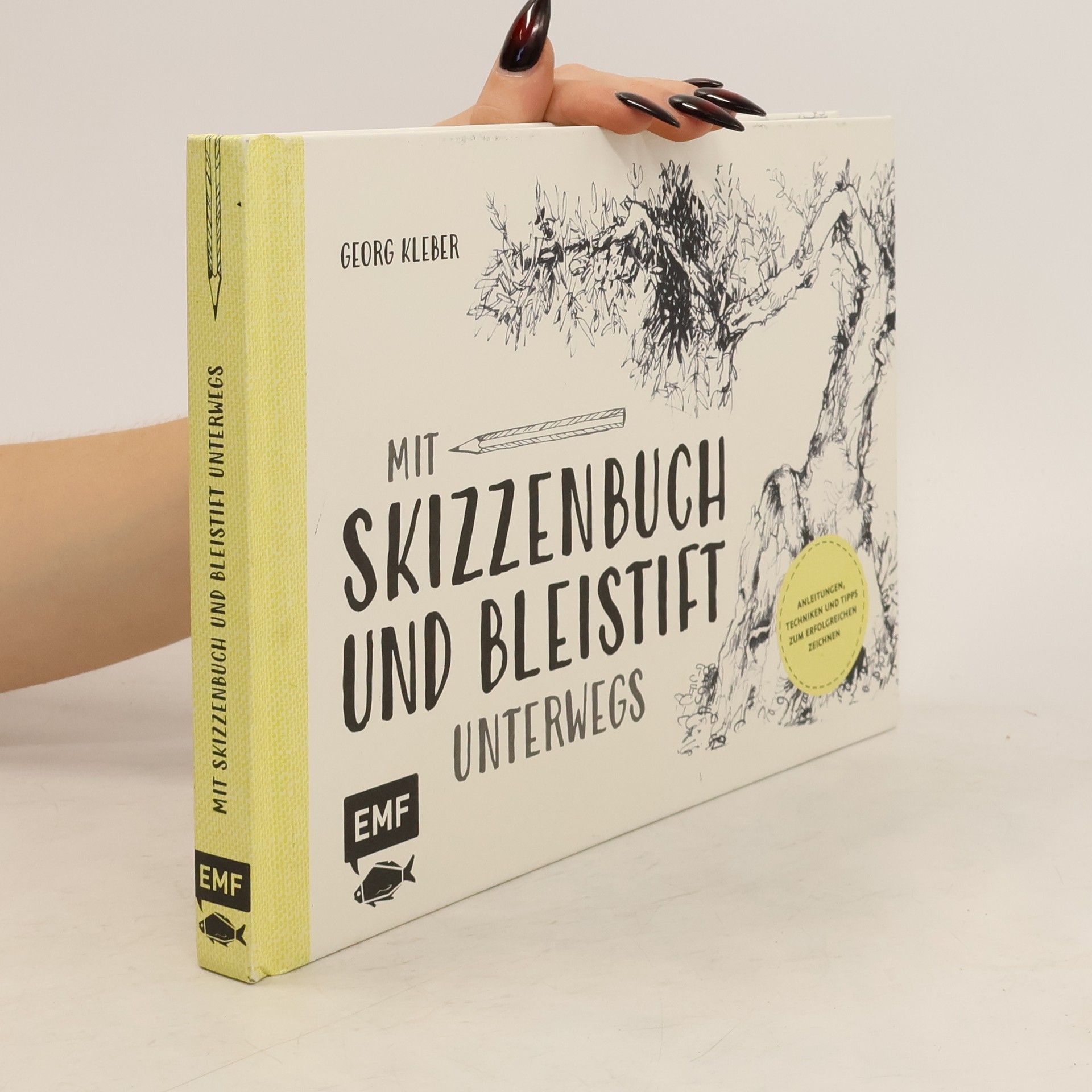 Georg Kleber Mit Skizzenbuch und Bleistift unterwegs