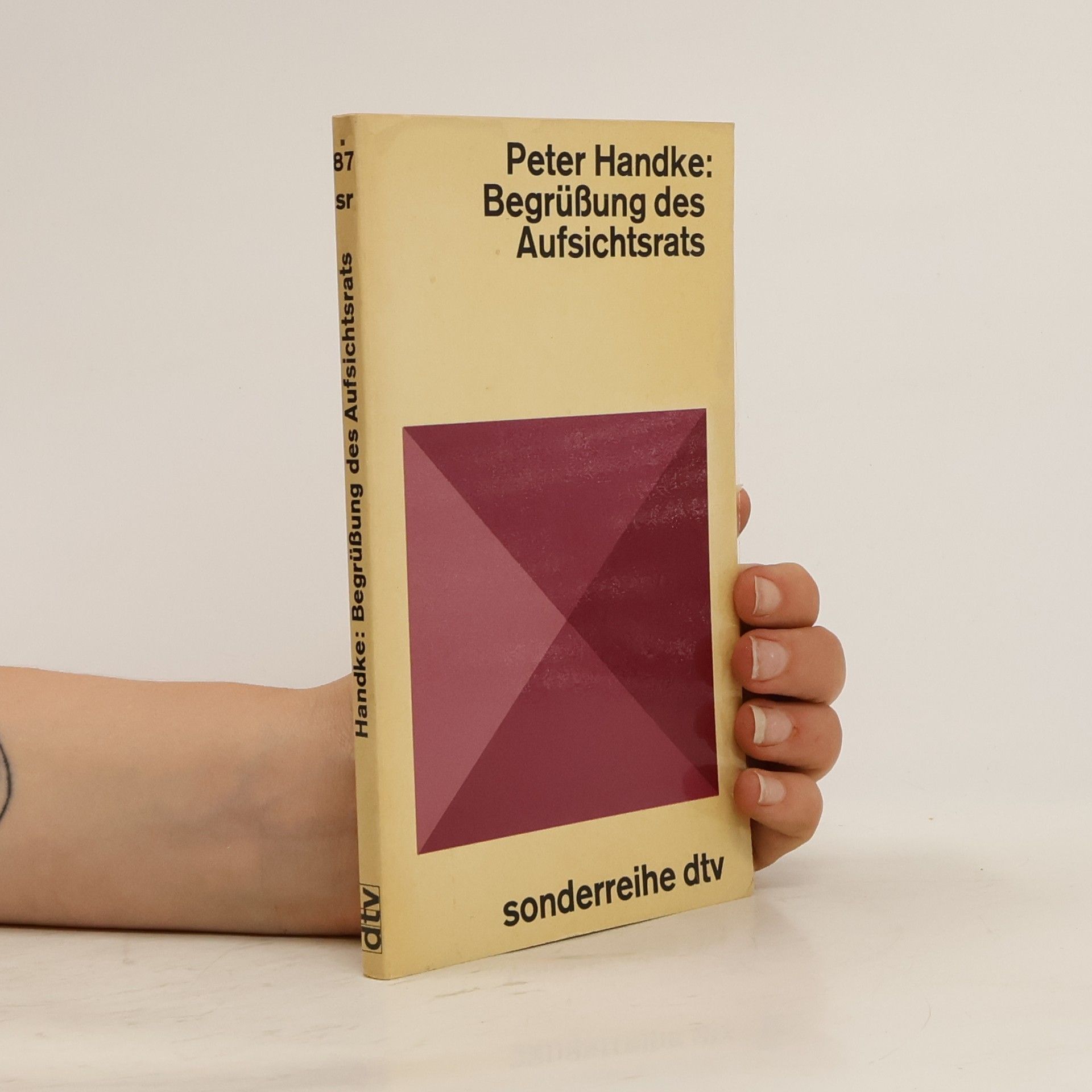 Peter Handke Begrüßung des Aufsichtsrats