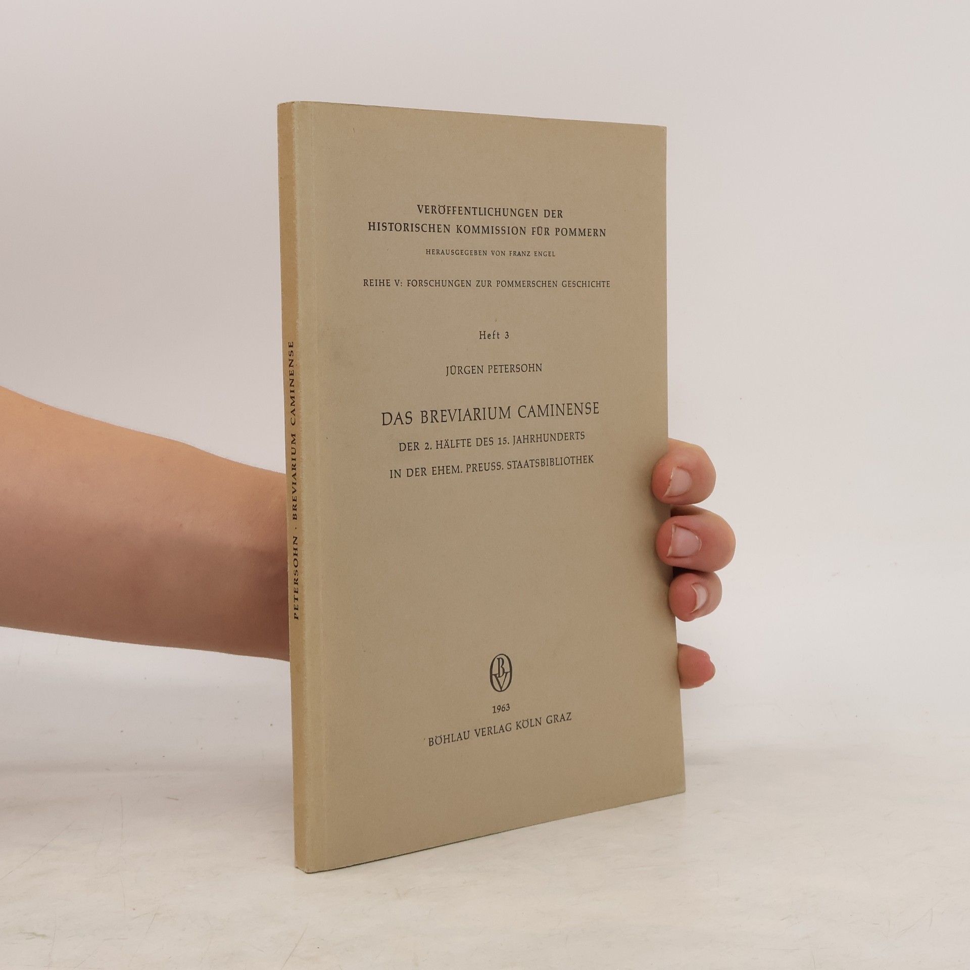 Jürgen Petersohn Das Breviarium Caminense