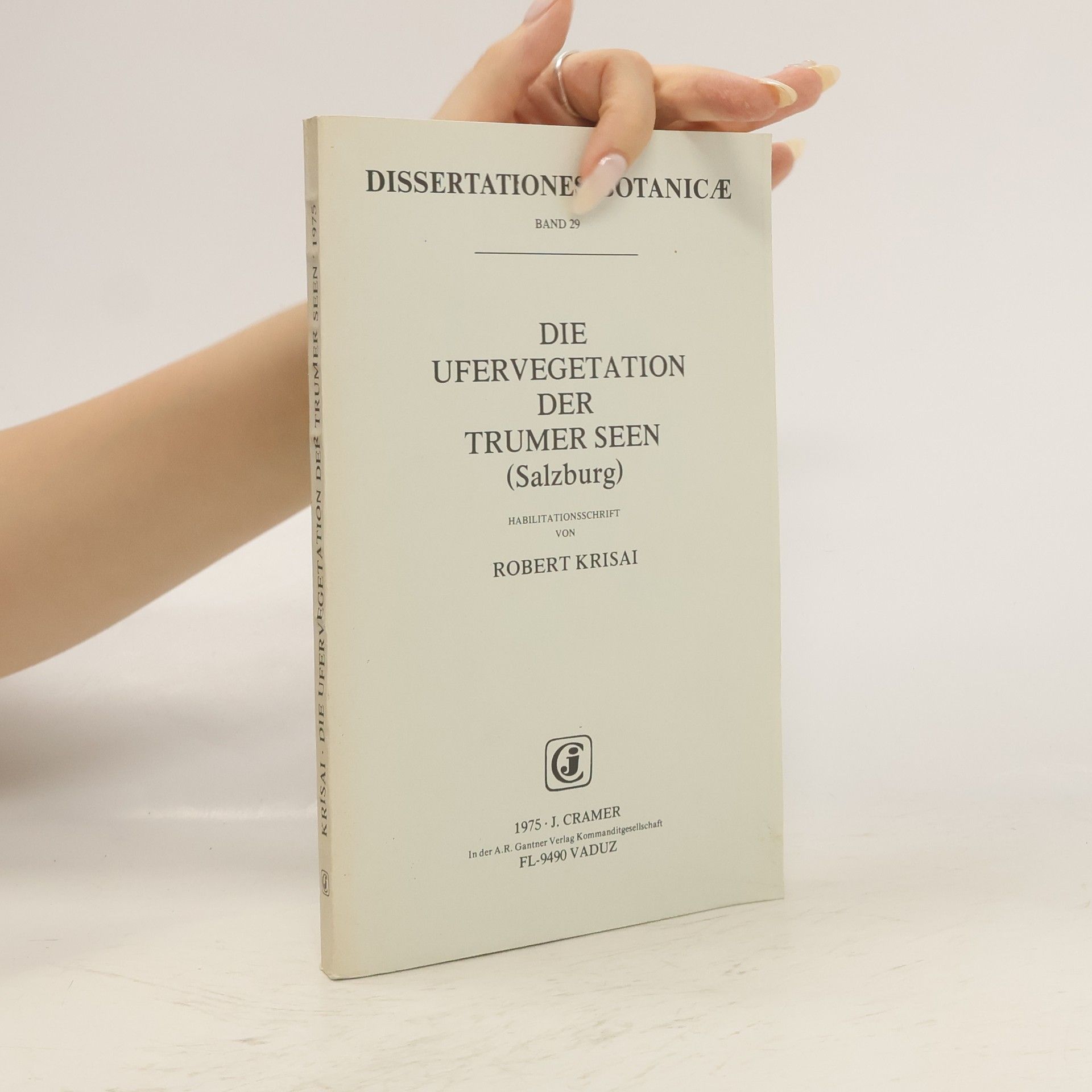 Robert Krisai Die Ufervegetation der Trumer Seen (Salzburg)