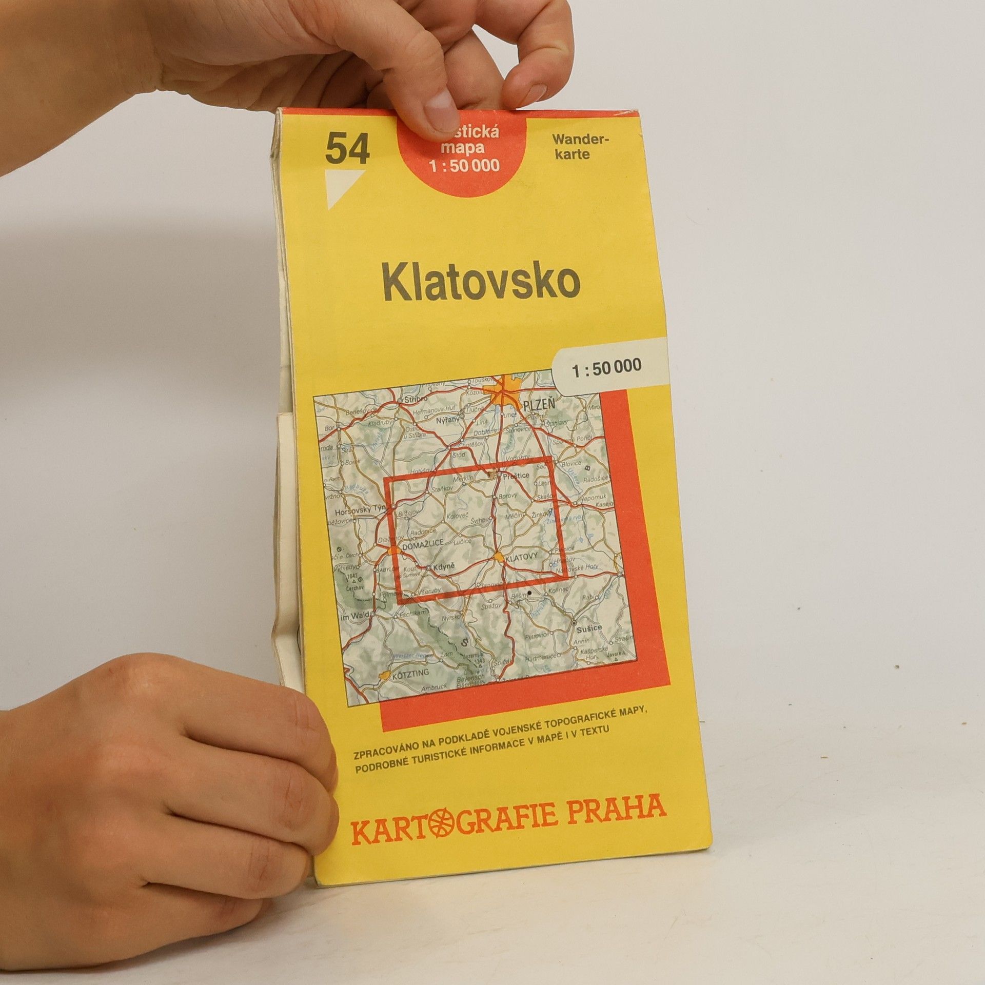 Kartografie Praha TM 54 Klatovsko 1:50 000