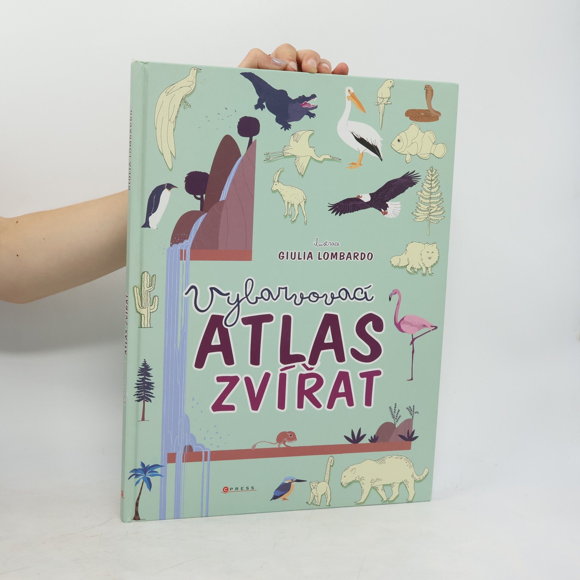 Giulia Lombardo Vybarvovací atlas zvířat