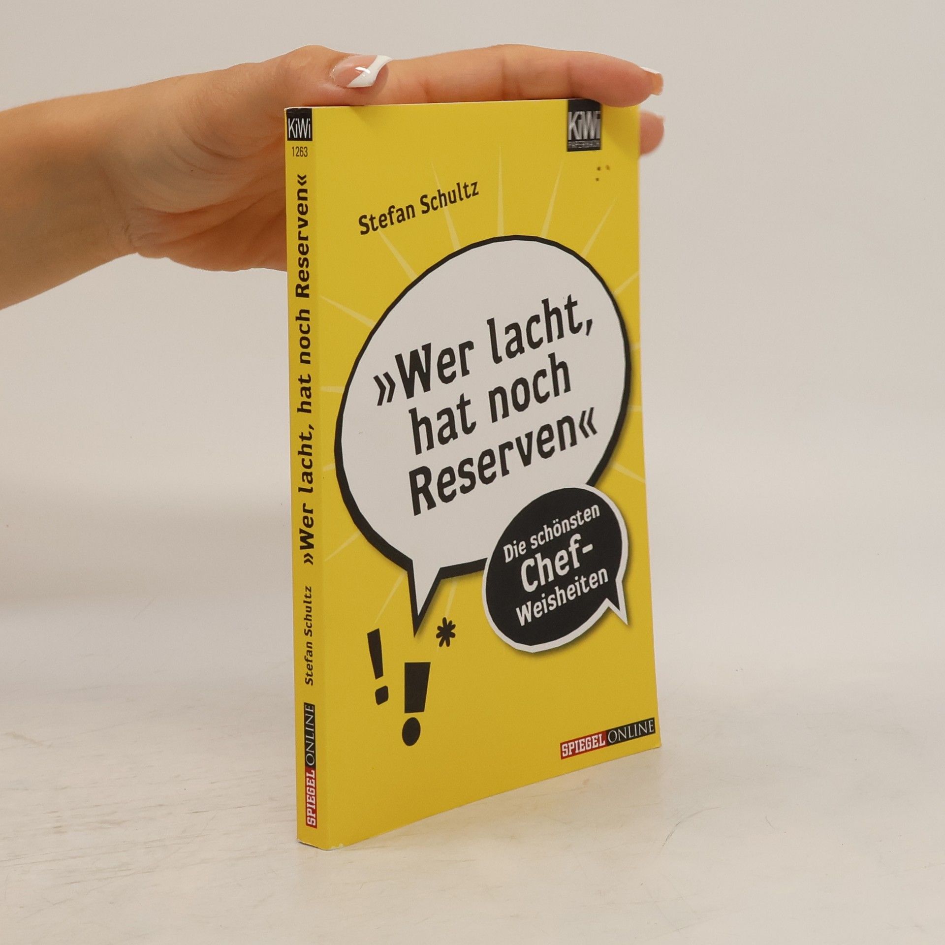 Stefan Schultz Wer lacht, hat noch Reserven