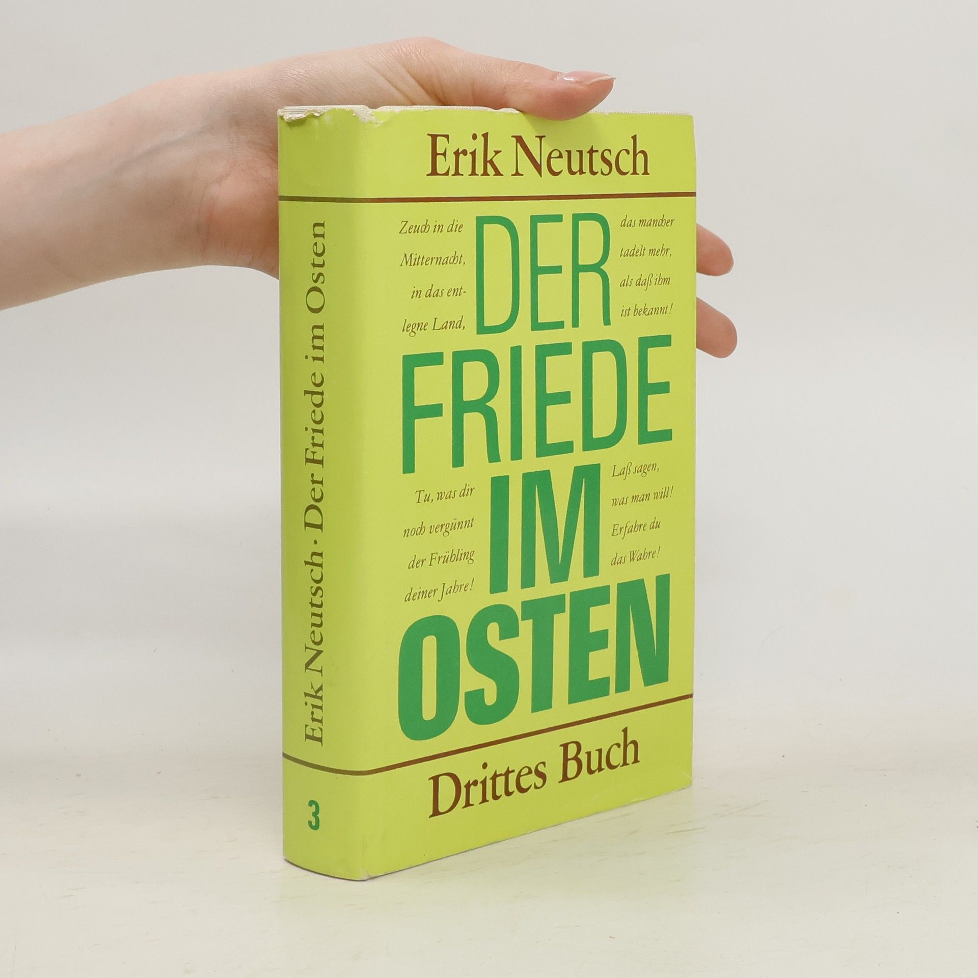 Erik Neutsch Der Friede im Osten 3