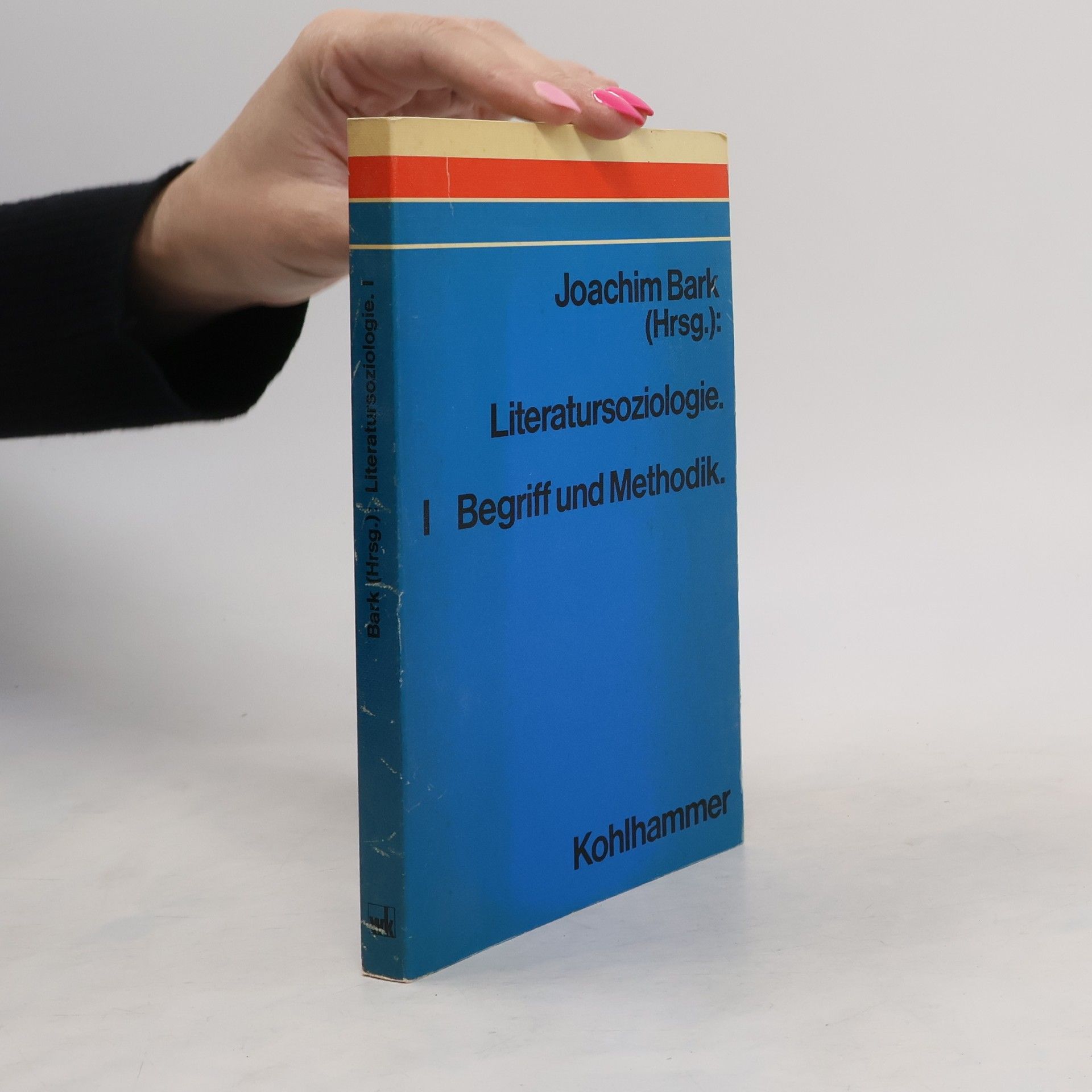 Joachim Bark Literatursoziologie