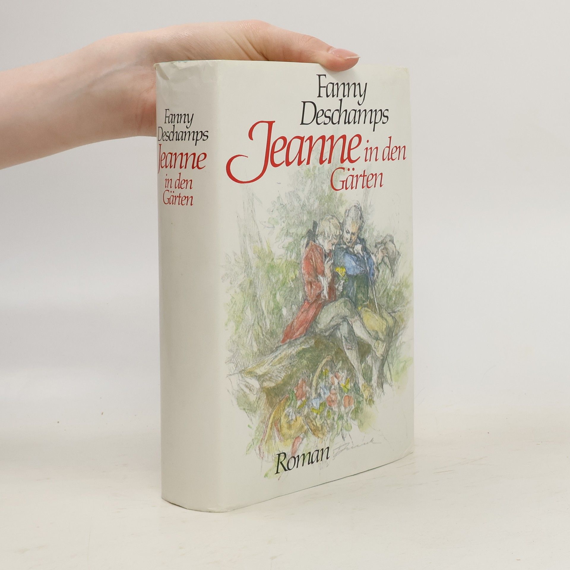 Fanny Deschamps Jeanne in den Gärten
