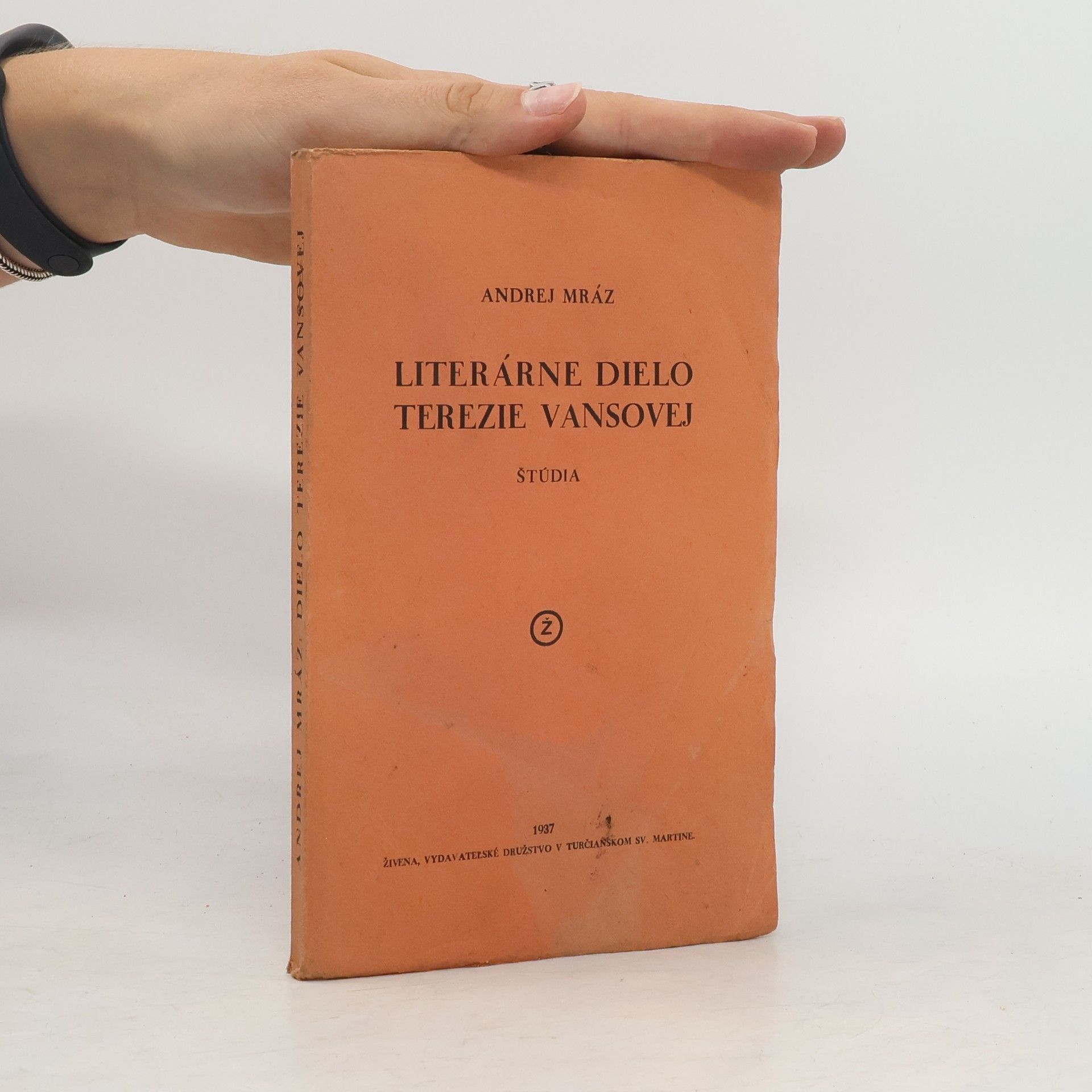 Andrej Mráz Literárne dielo Terézie Vansovej