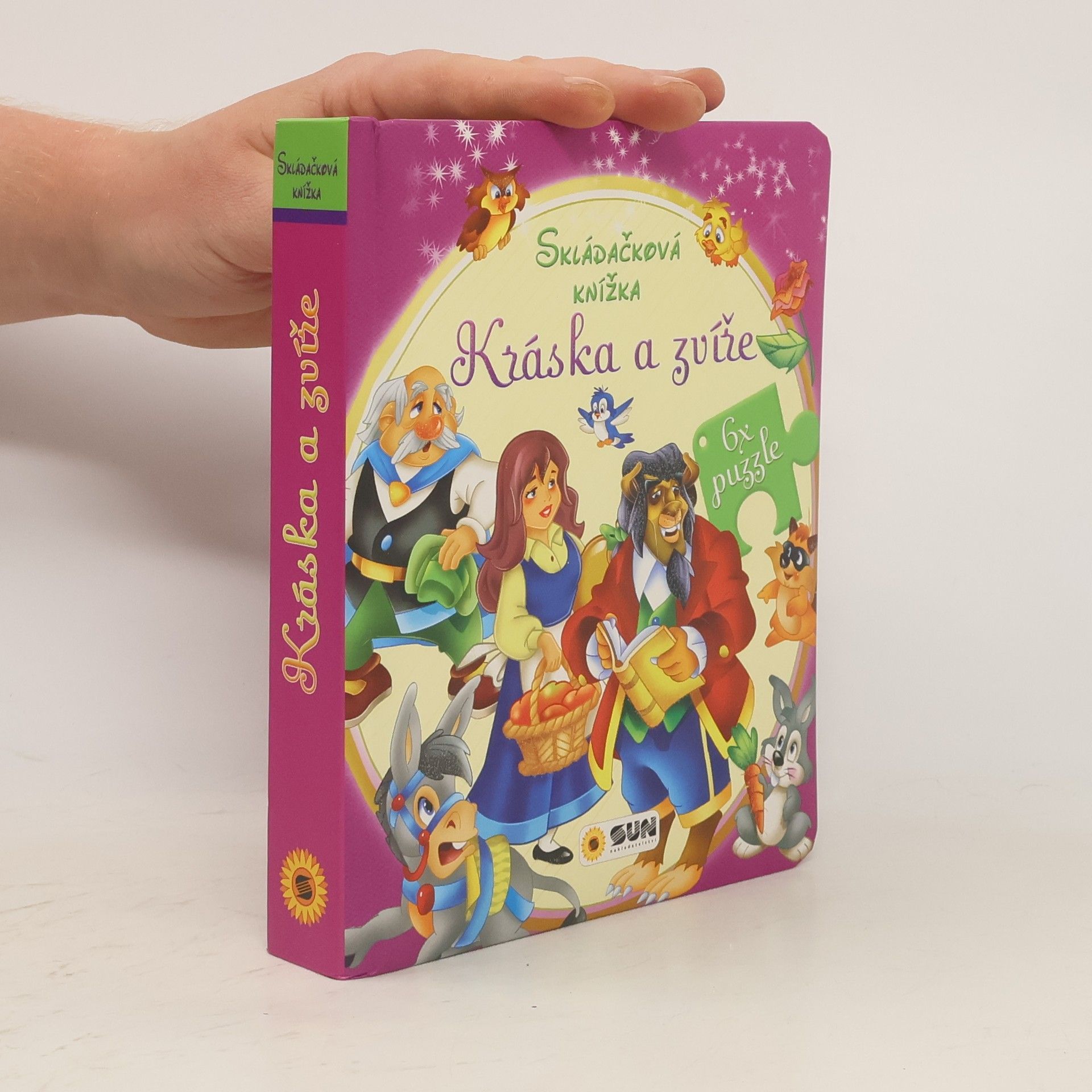 Nakladatelství SUN s.r.o Kráska a zvíře - Skládačková knížka
