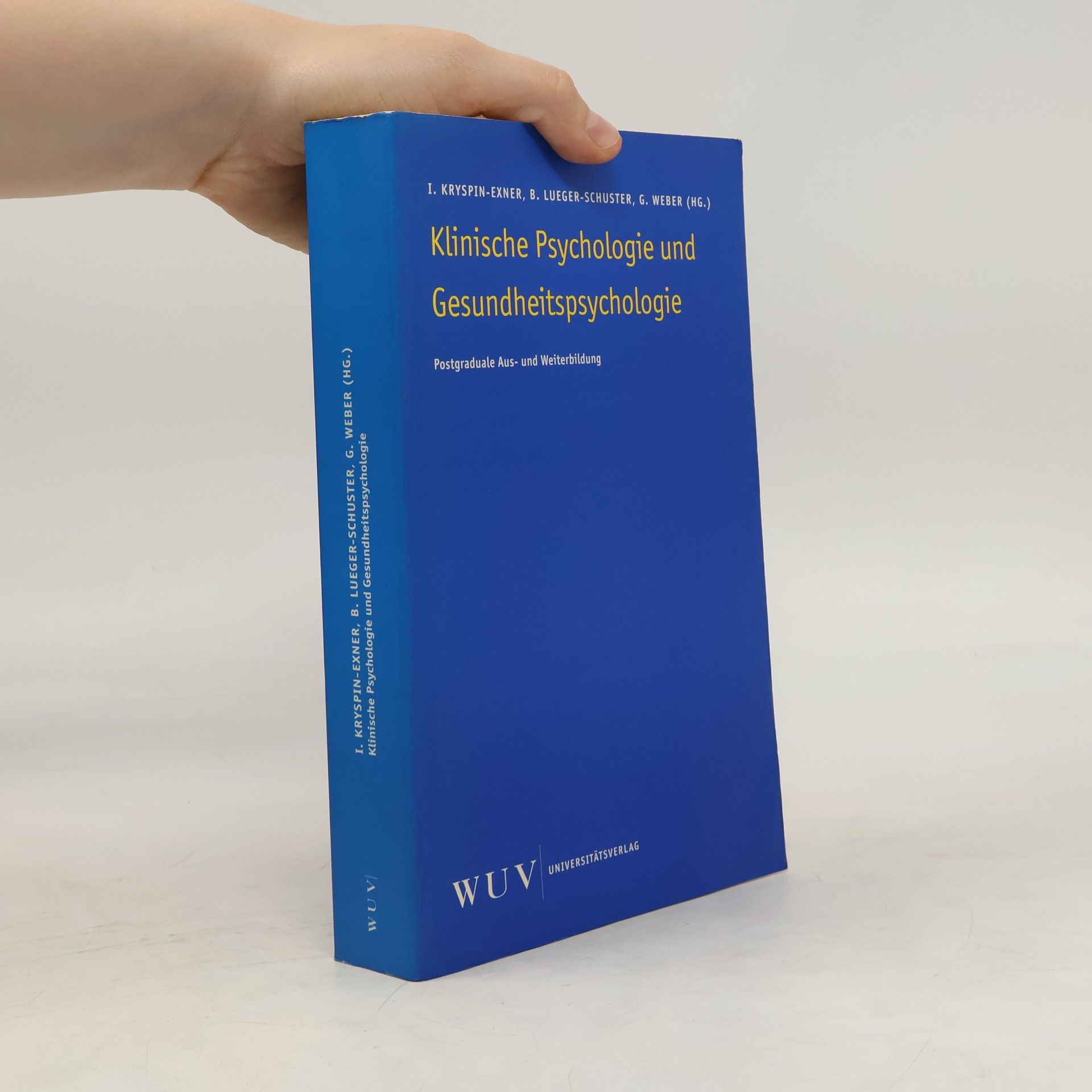 Ilse Kryspin Exner Klinische Psychologie und Gesundheitspsychologie