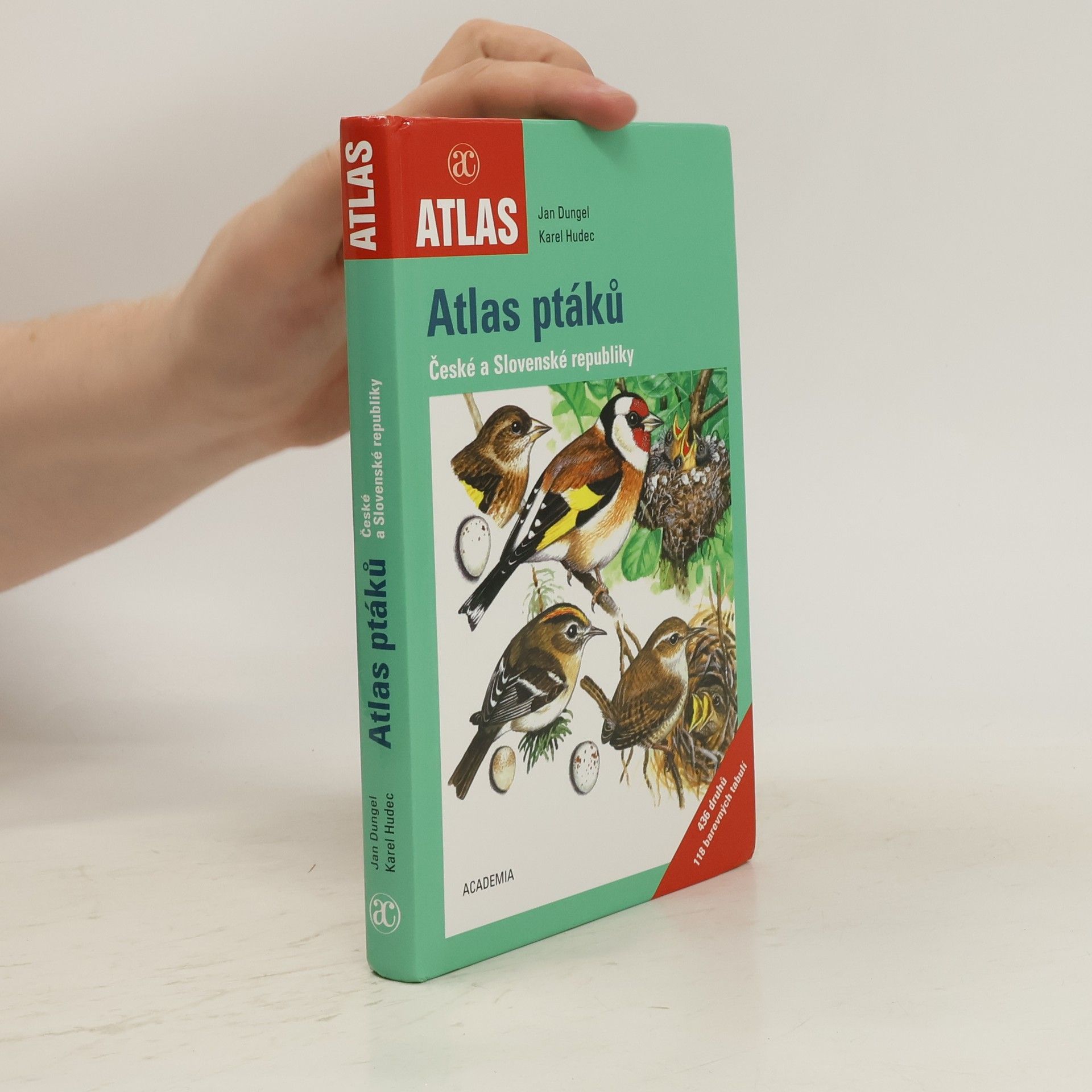 Jan Dungel Atlas ptáků České a Slovenské republiky