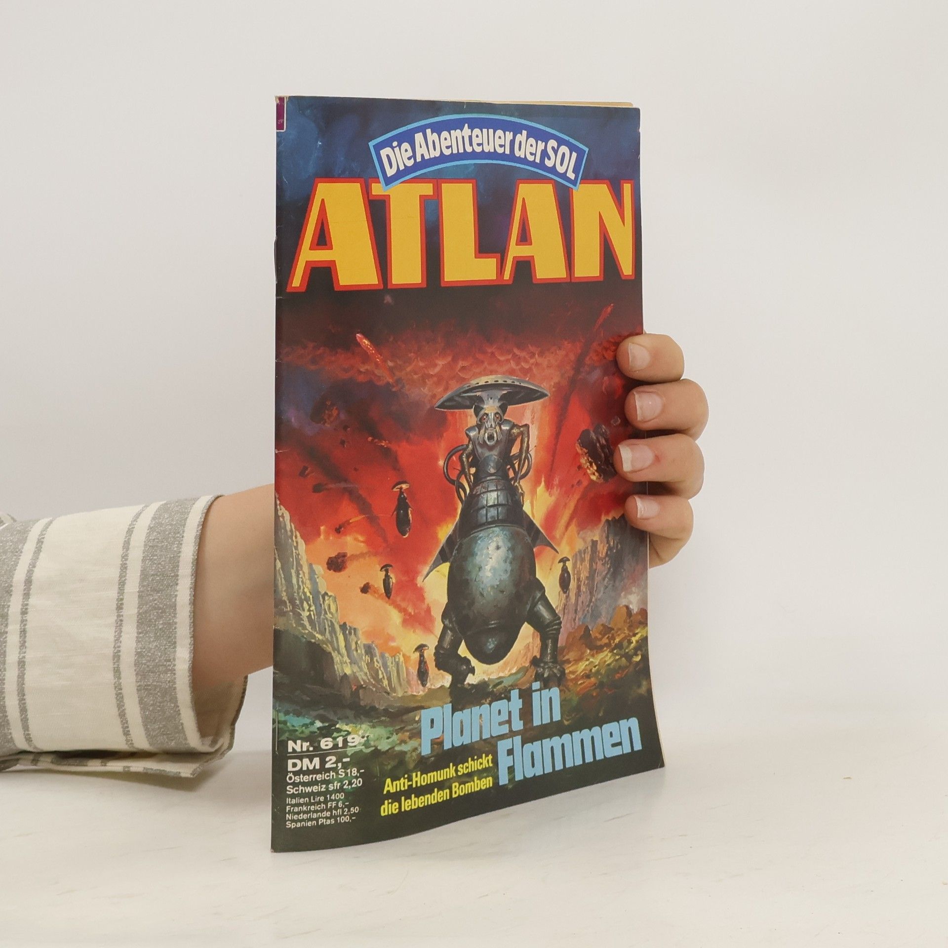 Horst Hoffmann Die Abenteuer der SOL. Atlan 619. Planet in Flammen