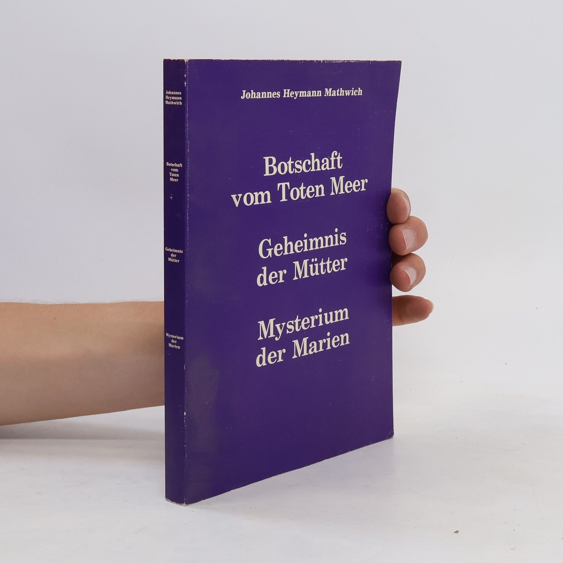 Botschaft vom Toten Meer. Geheimnis der Mütter. Mysterium der Marien