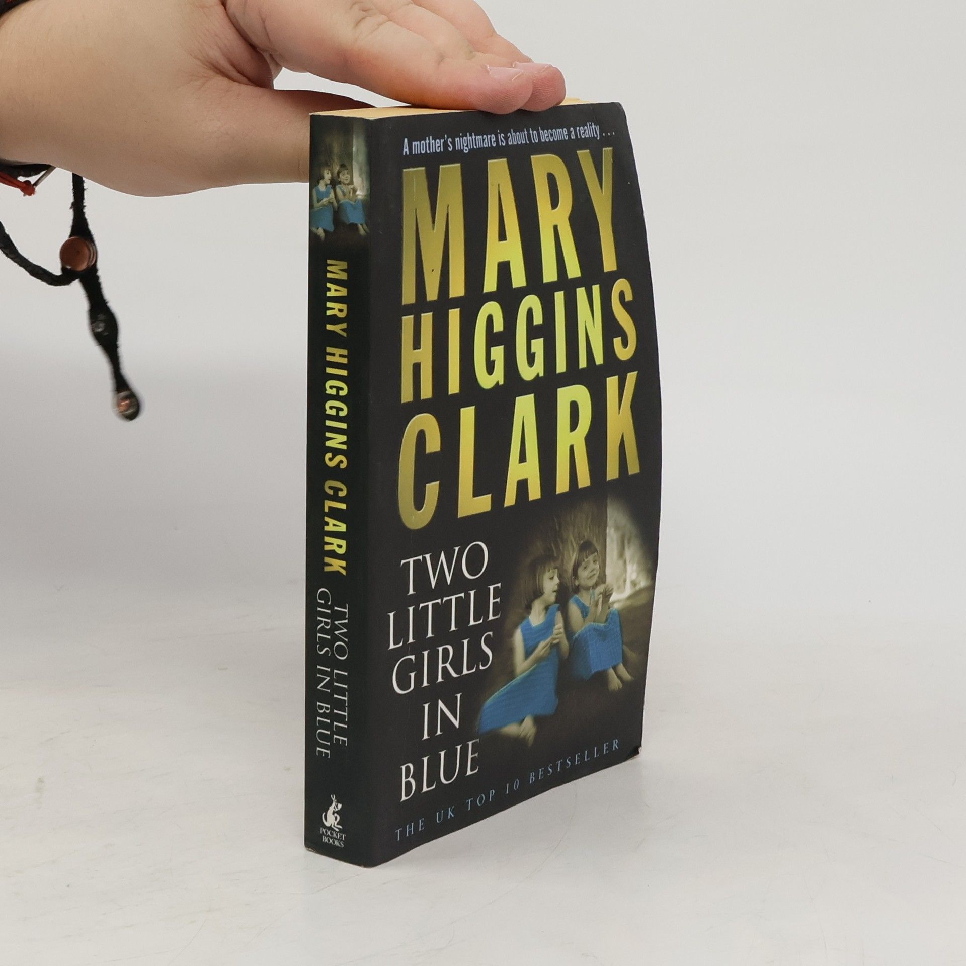 Mary Higgins Clark Two little girls in blue