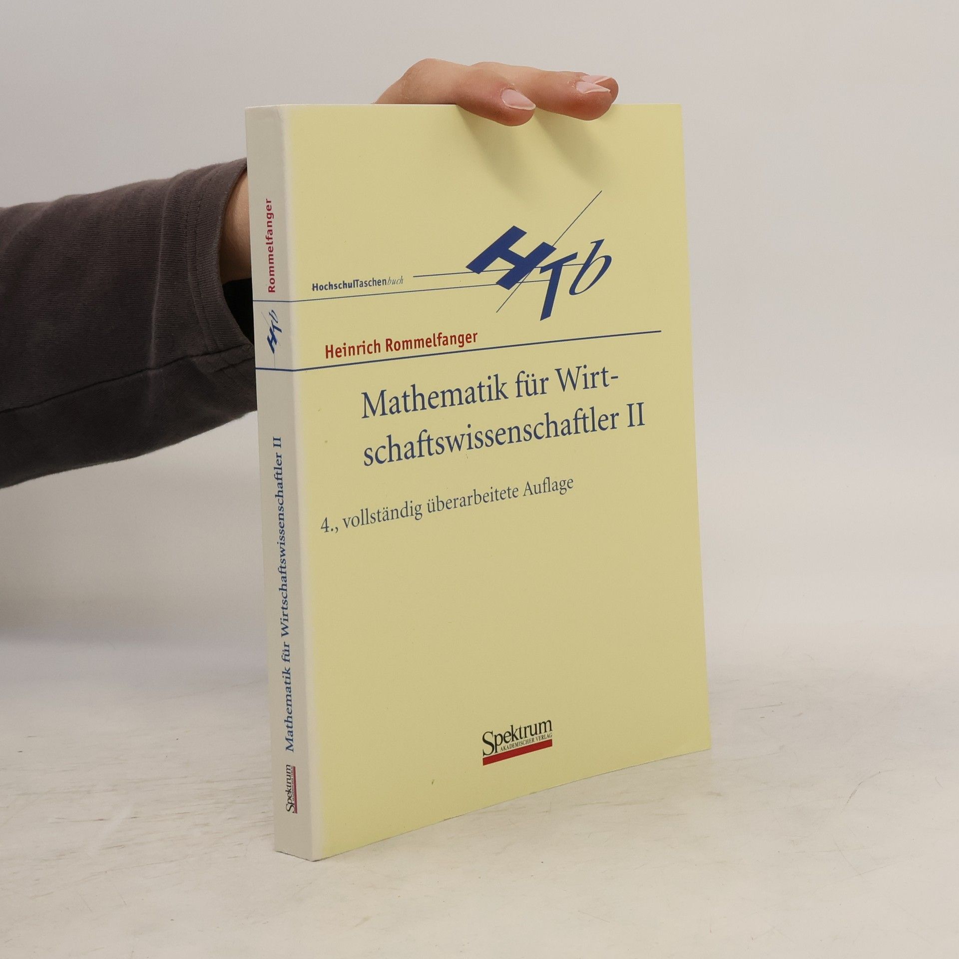 Heinrich Rommelfanger Mathematik für Wirtschaftswissenschaftler