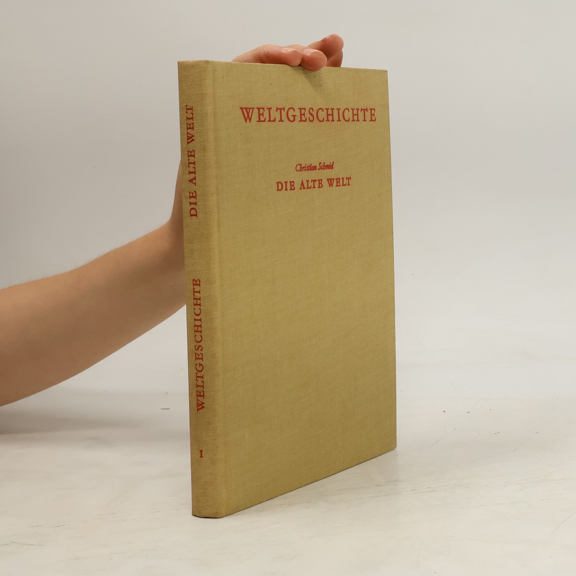 Christian Schmid Weltgeschichte I. Die alte Welt