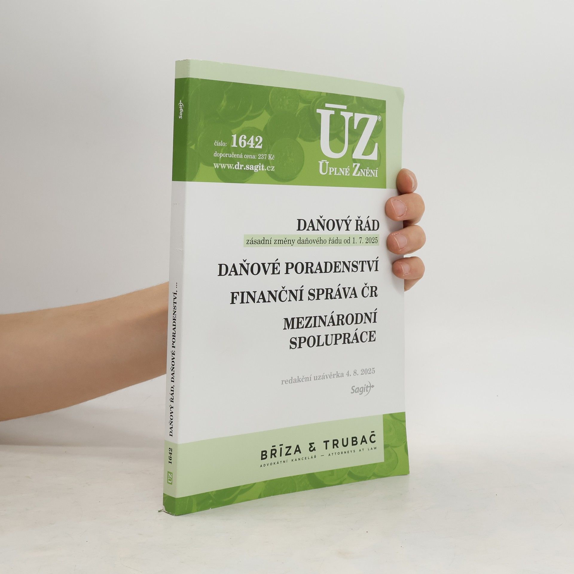 Collectif d'auteurs Dnový řád. Daňové poradenství. Finanční správa ČR. Mezinárodní spolupráce
