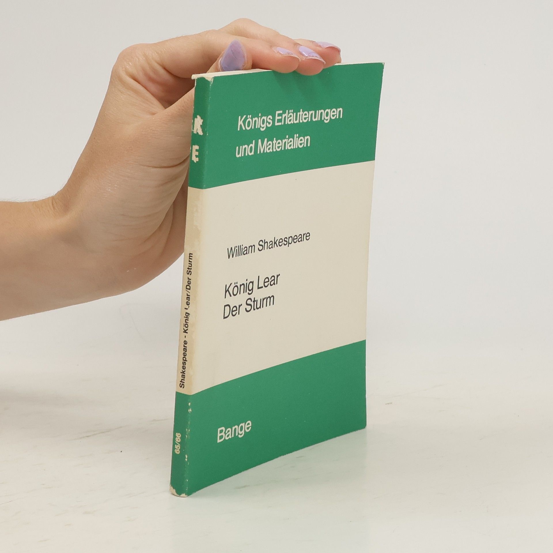 Edgar Neis Erläuterungen zu William Shakespeare, König Lear, Der Sturm