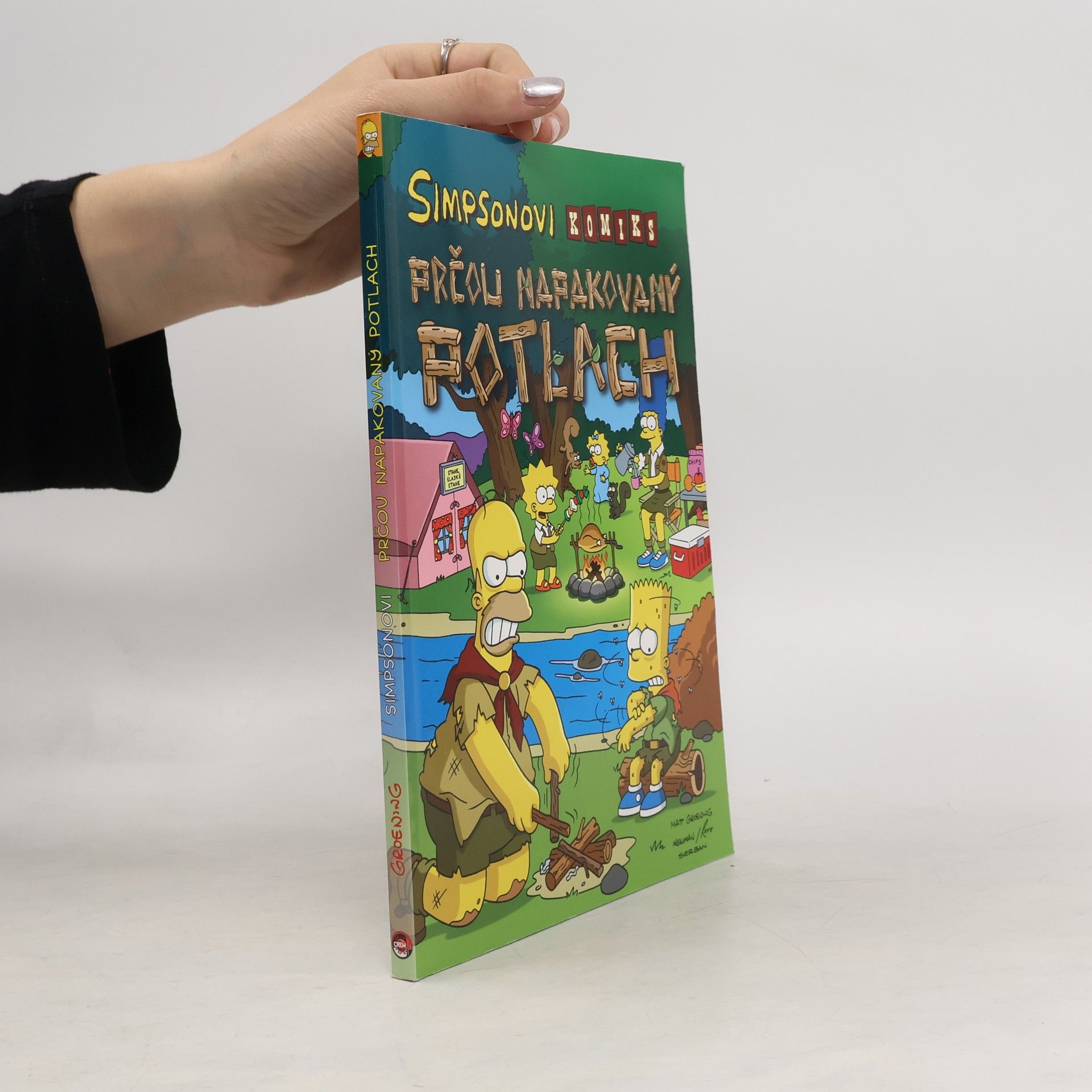 Matt Groening Simpsonovi: Prčou napakovaný potlach
