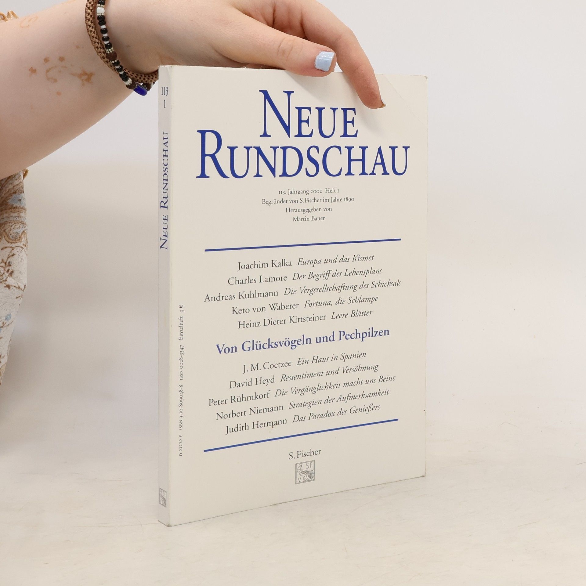 Martin Bauer Die Neue Rundschau