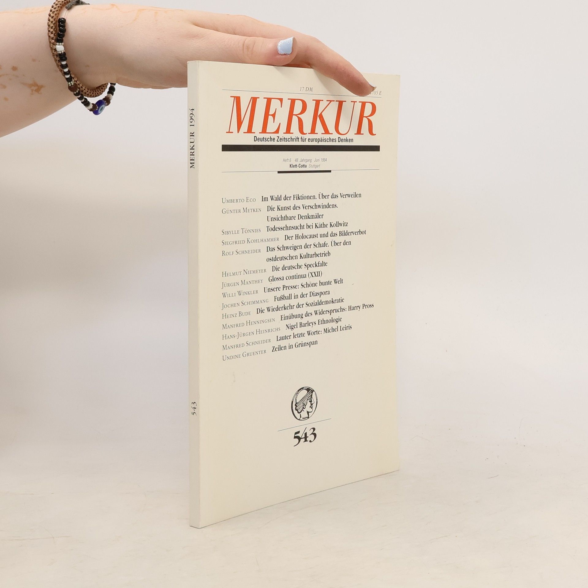 Auteurscollectief Merkur. Deutsche Zeitschrift für europäisches Denken