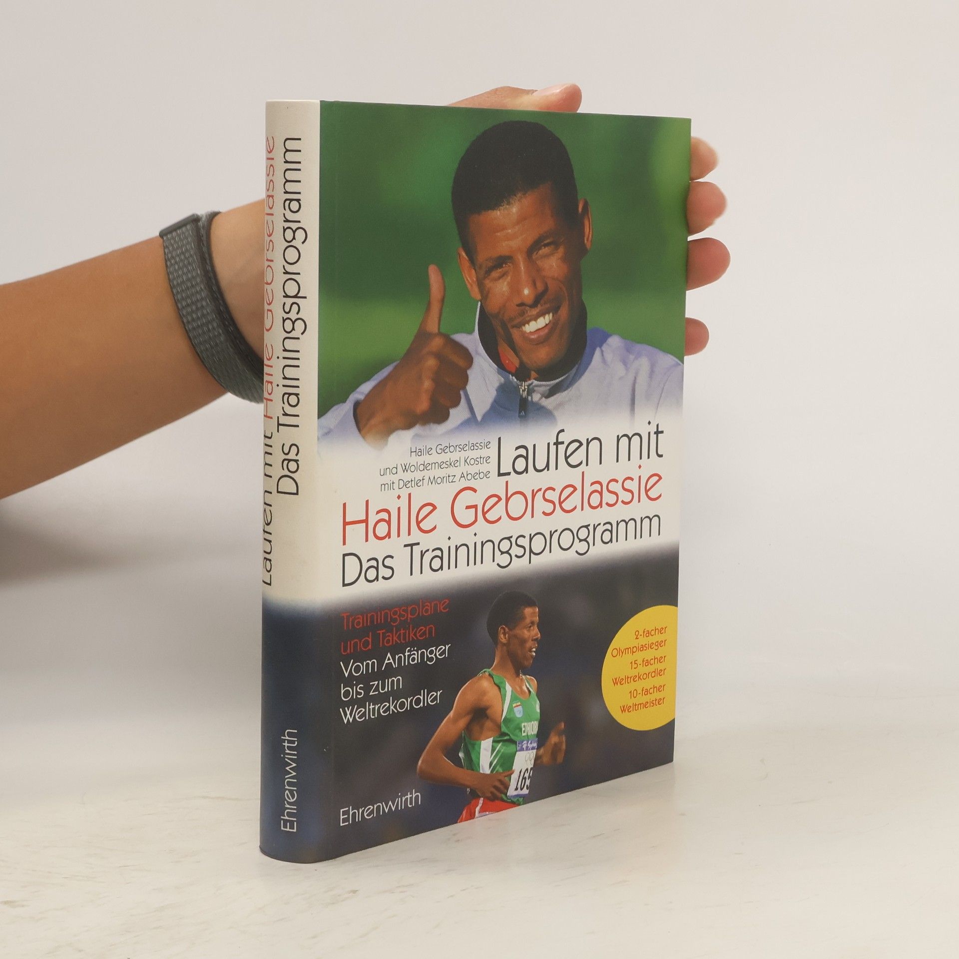 Haile Gebreselassie Laufen mit Haile Gebreselassie