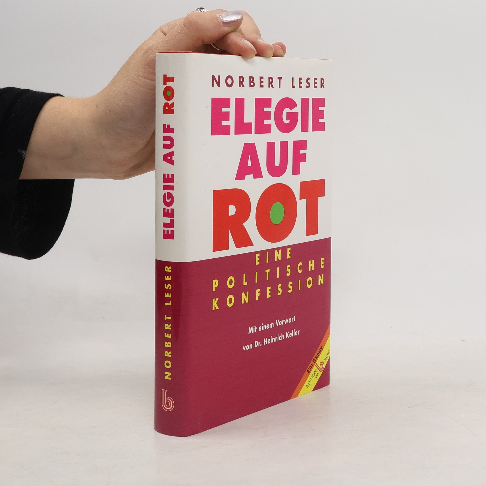 Norbert Leser Elegie auf Rot