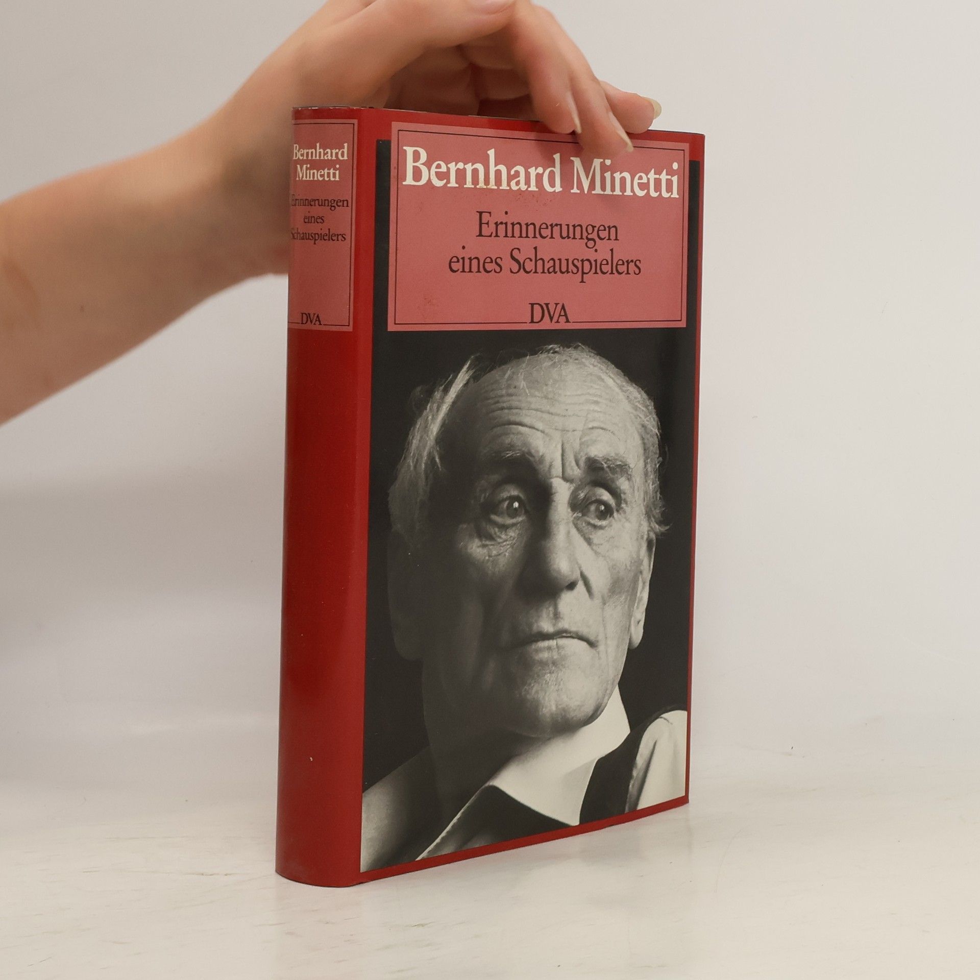Bernhard Minetti Erinnerungen eines Schauspielers