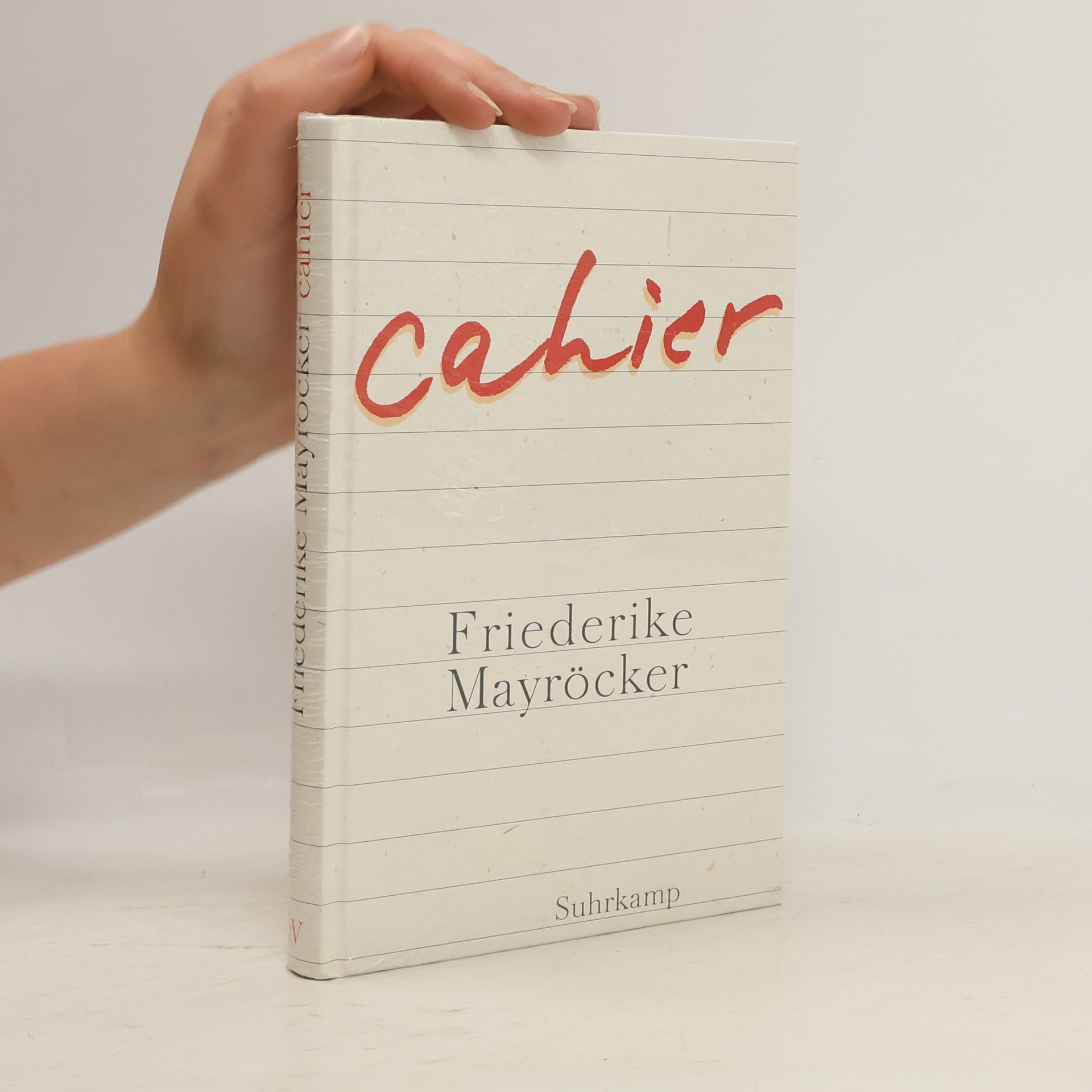 Friederike Mayröcker Cahier