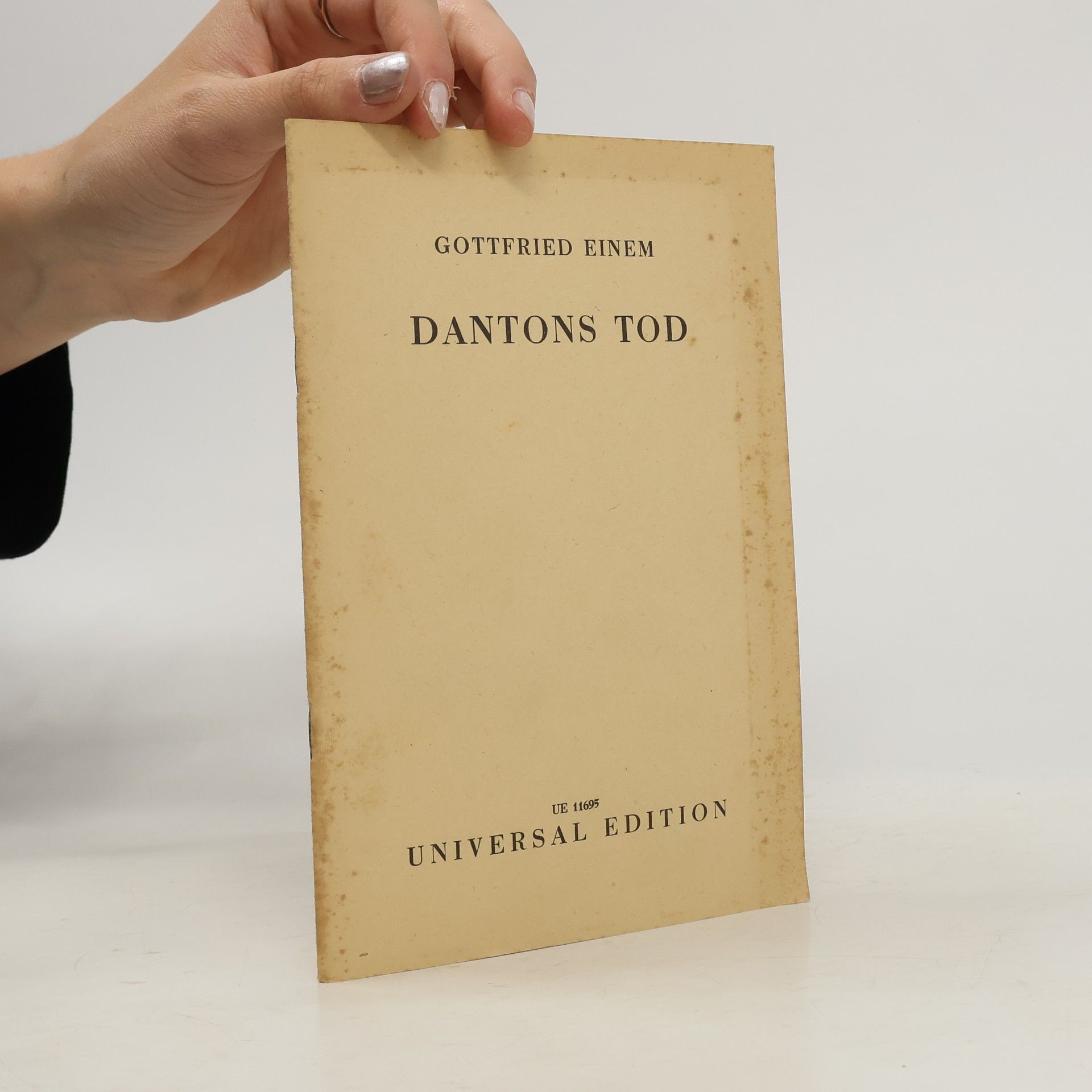 Gottfried von Einem Dantons Tod