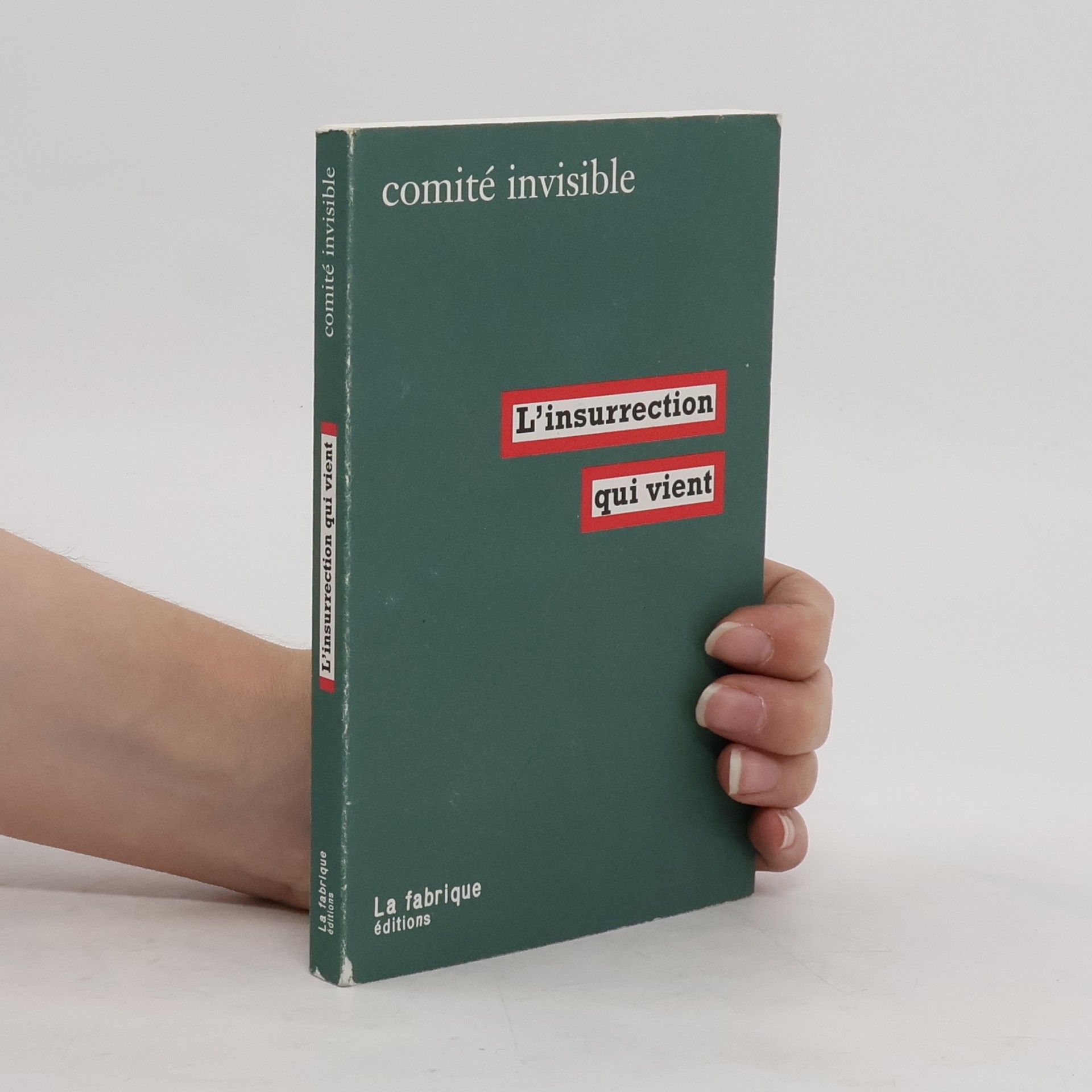 Collectif d'auteurs L' insurrection qui vient. Der kommende Aufstand, französche Ausgabe