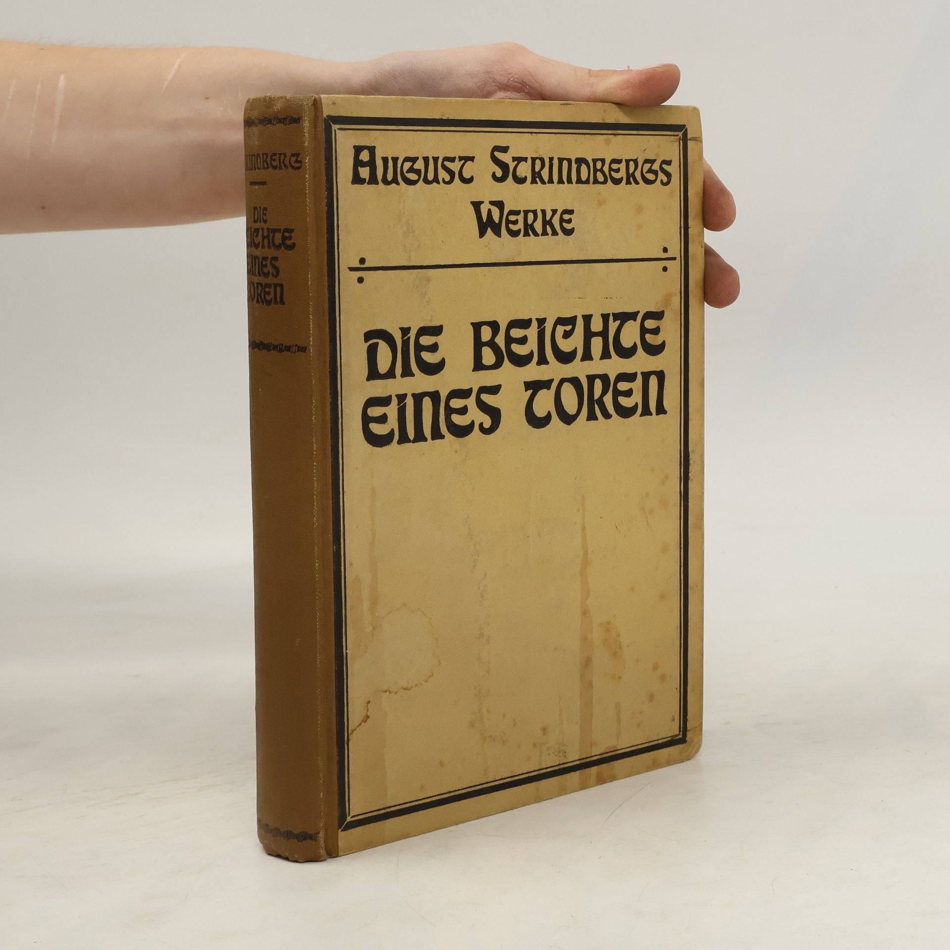 August Strindberg Die Beichte eines Toren
