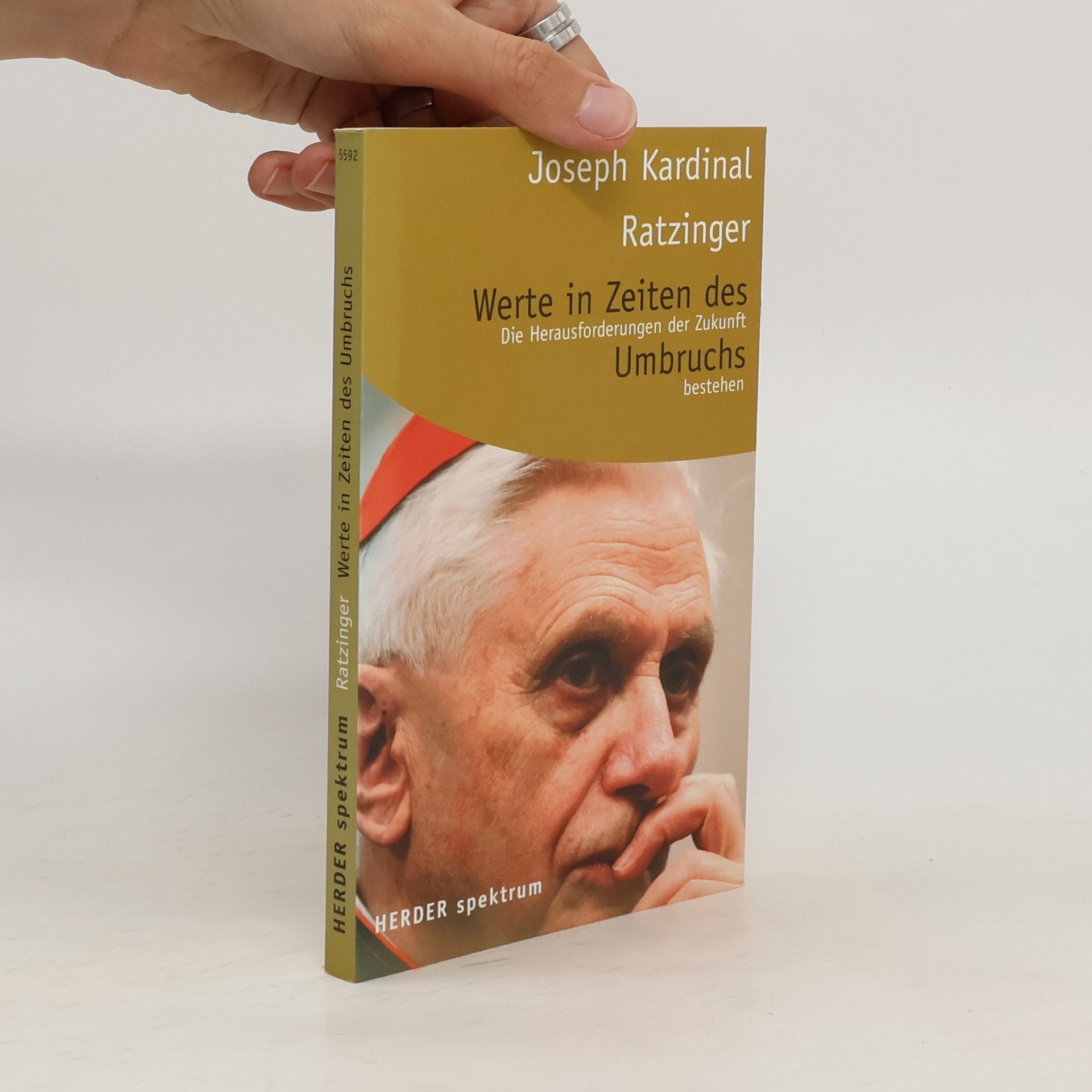 Benedict XVI Werte in Zeiten des Umbruchs