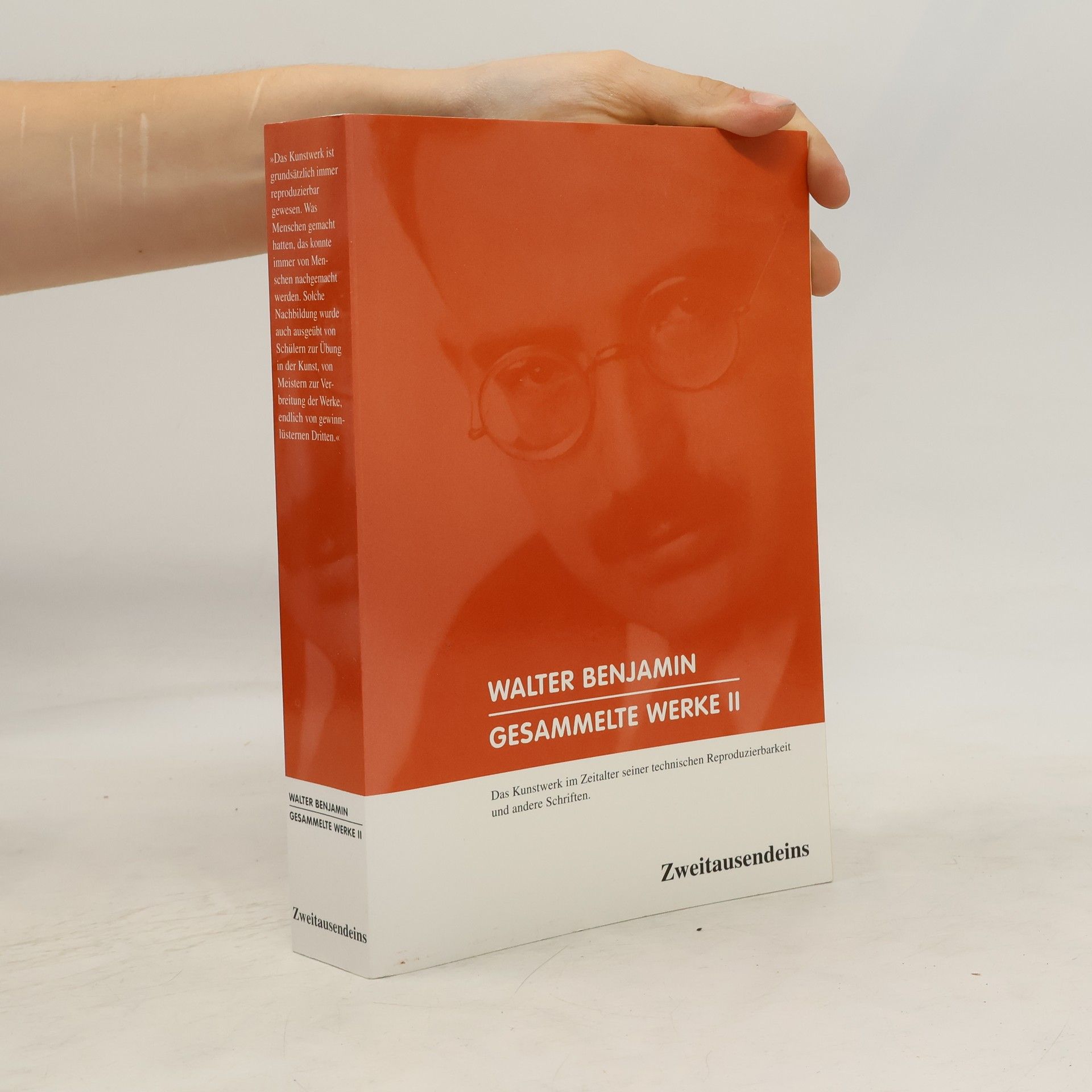 Walter Benjamin Walter Benjamin. Gesammelte Werke II