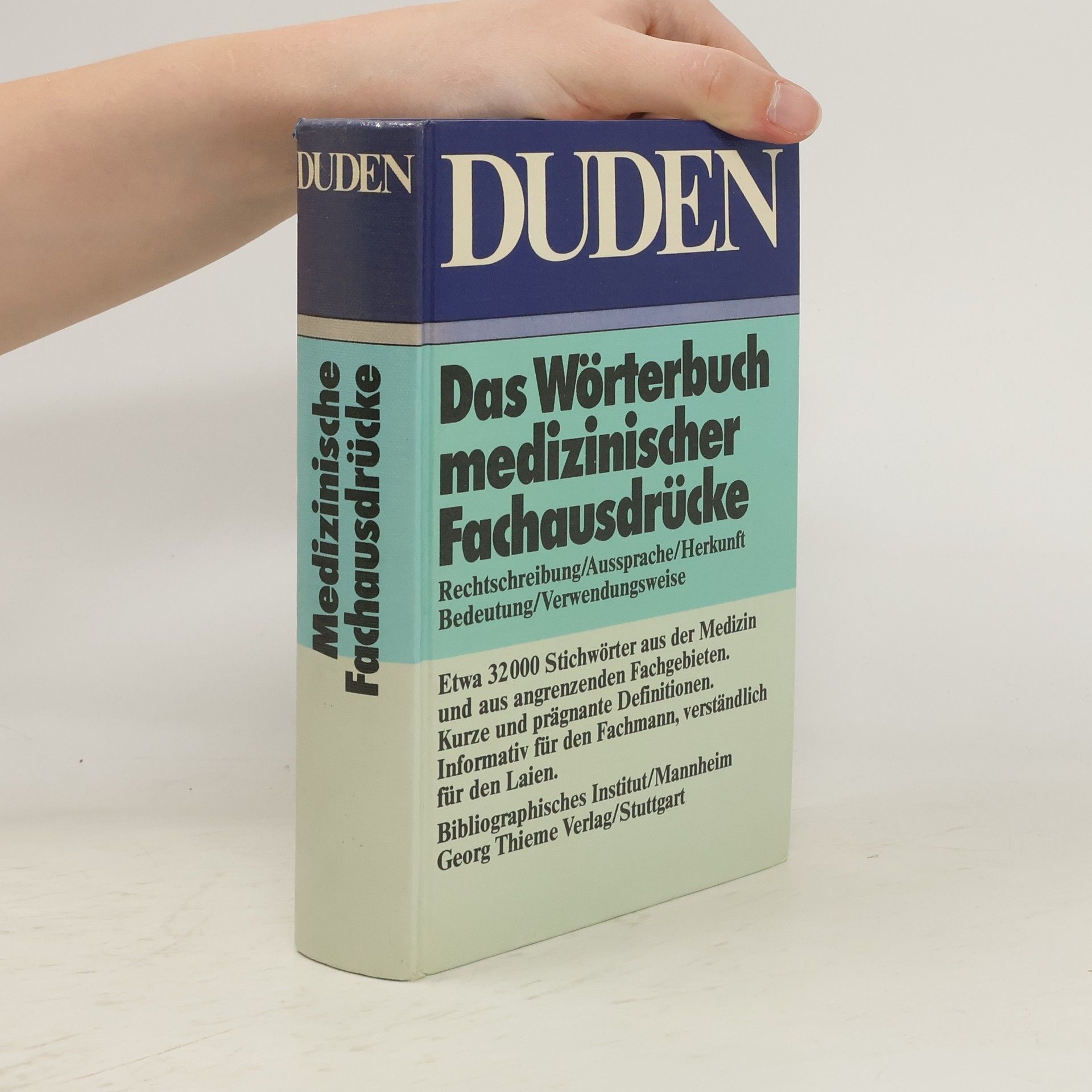 Karl-Heinz Ahlheim Duden. das Wörterbuch medizinischer Fachausdrücke
