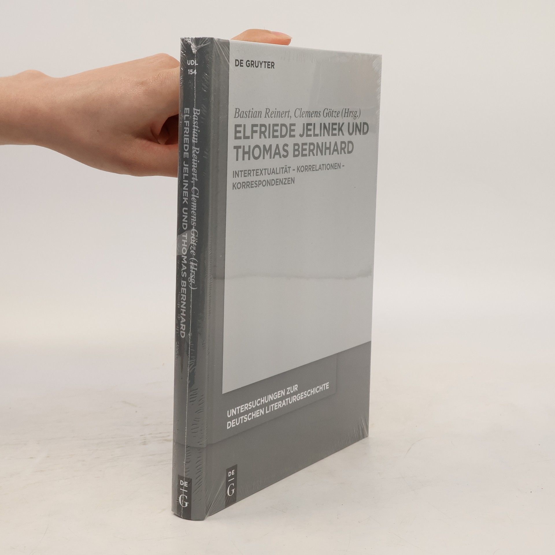 Bastian Reinert Elfriede Jelinek und Thomas Bernhard