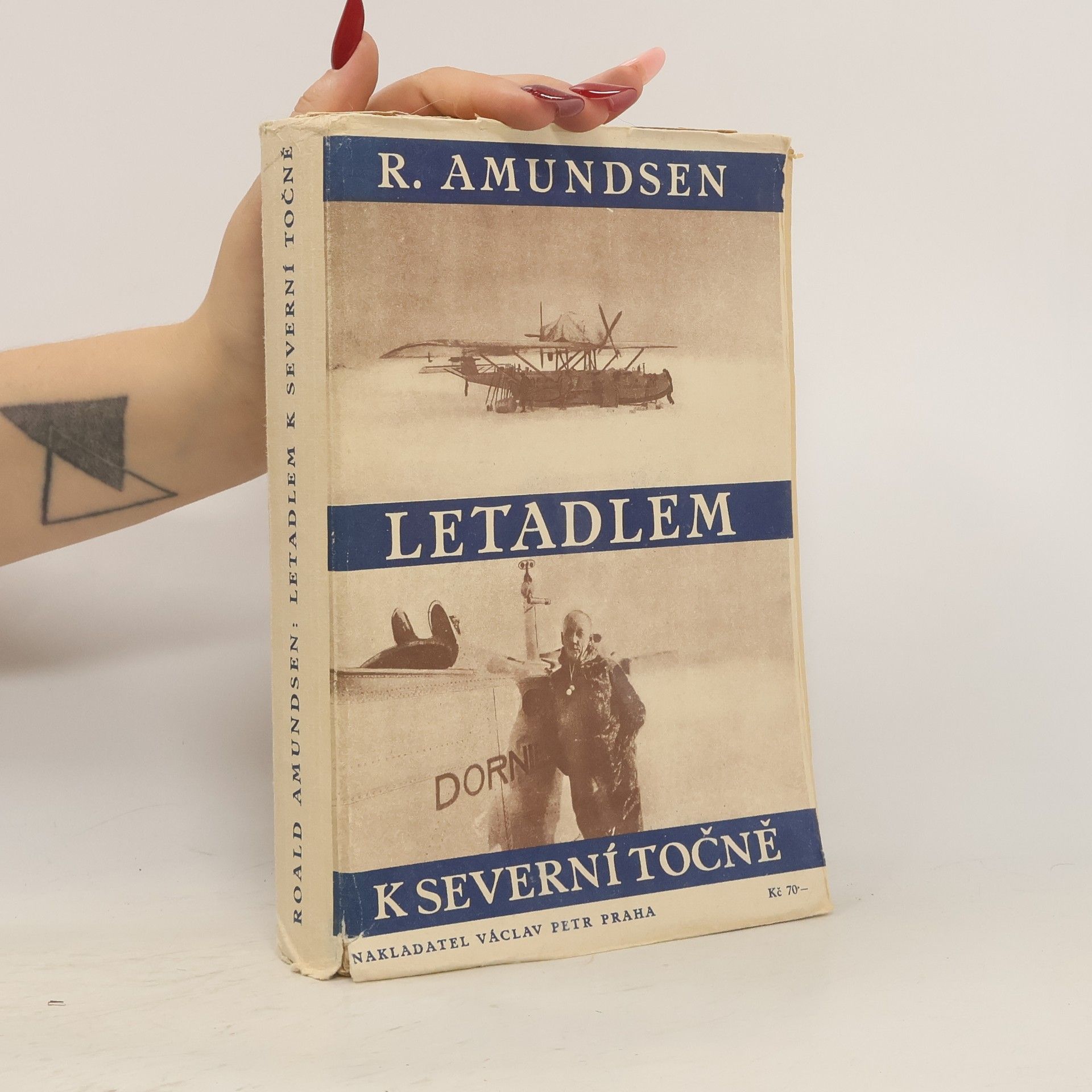 Amundsen Roald Letadlem k severní točně