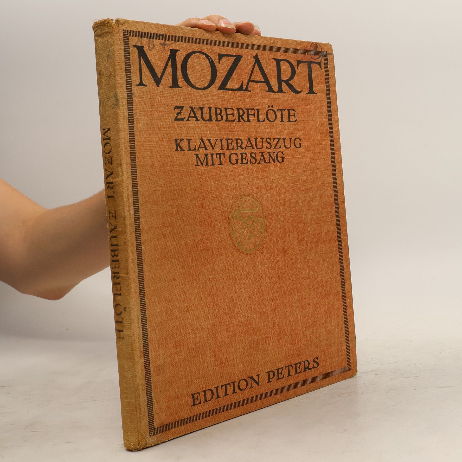 Wolfgang Amadeus Mozart Zauberflöte. Klavierauszug mit Gesäng