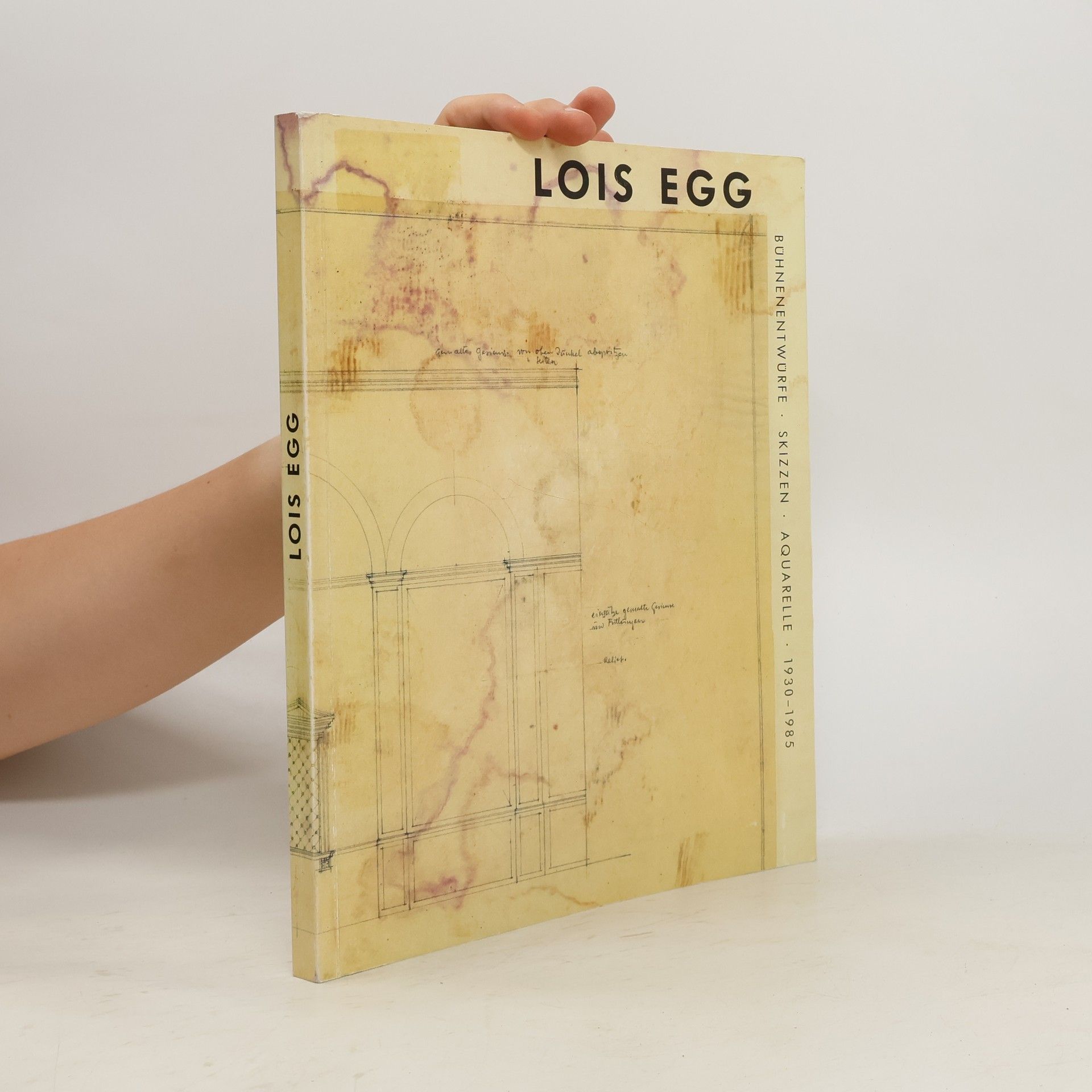 Lois Egg Bühnenentwürfe, Skizzen, Aquarelle