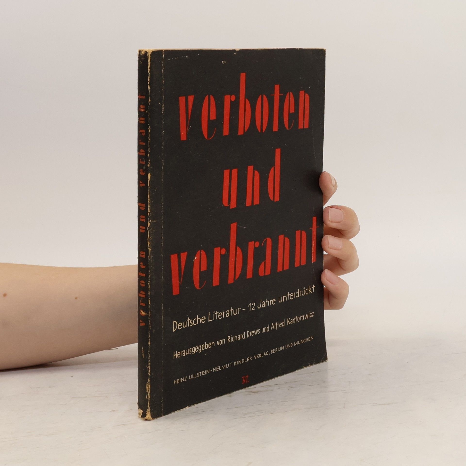 Richard Drews Verboten und verbrannt