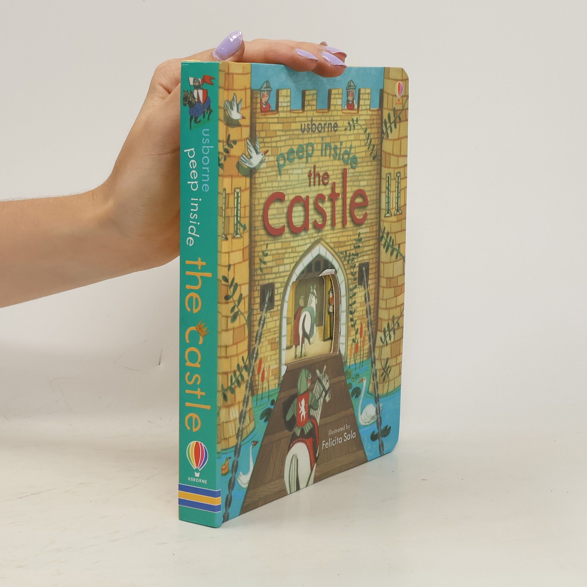 Anna Milbourne Peep inside the castle