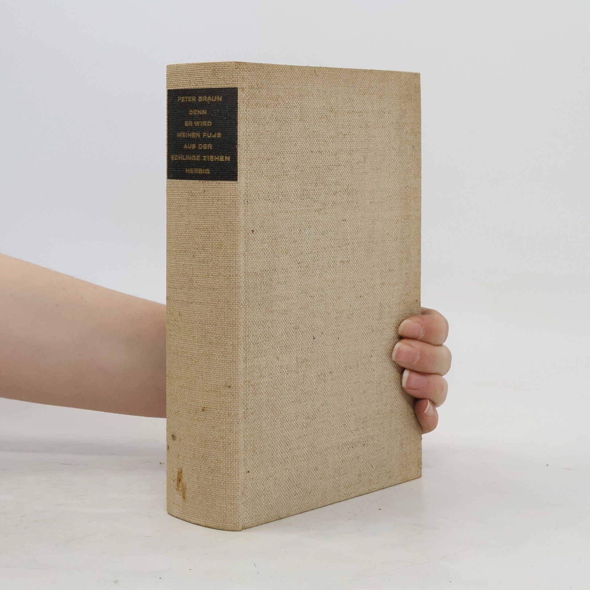 Peter Braun Denn er Wind meinen Fuss aus der schlinge Ziemen Herbig