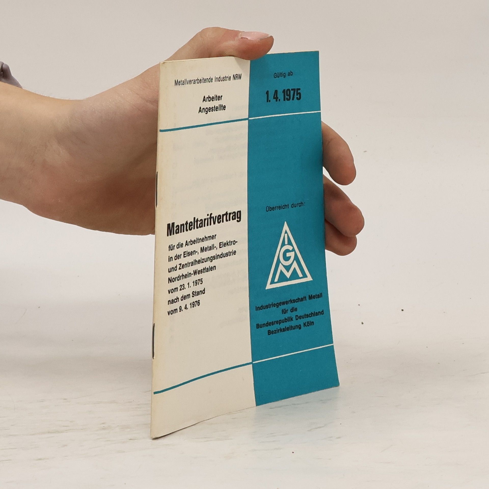 Autorenkollektiv Manteltarifvertrag