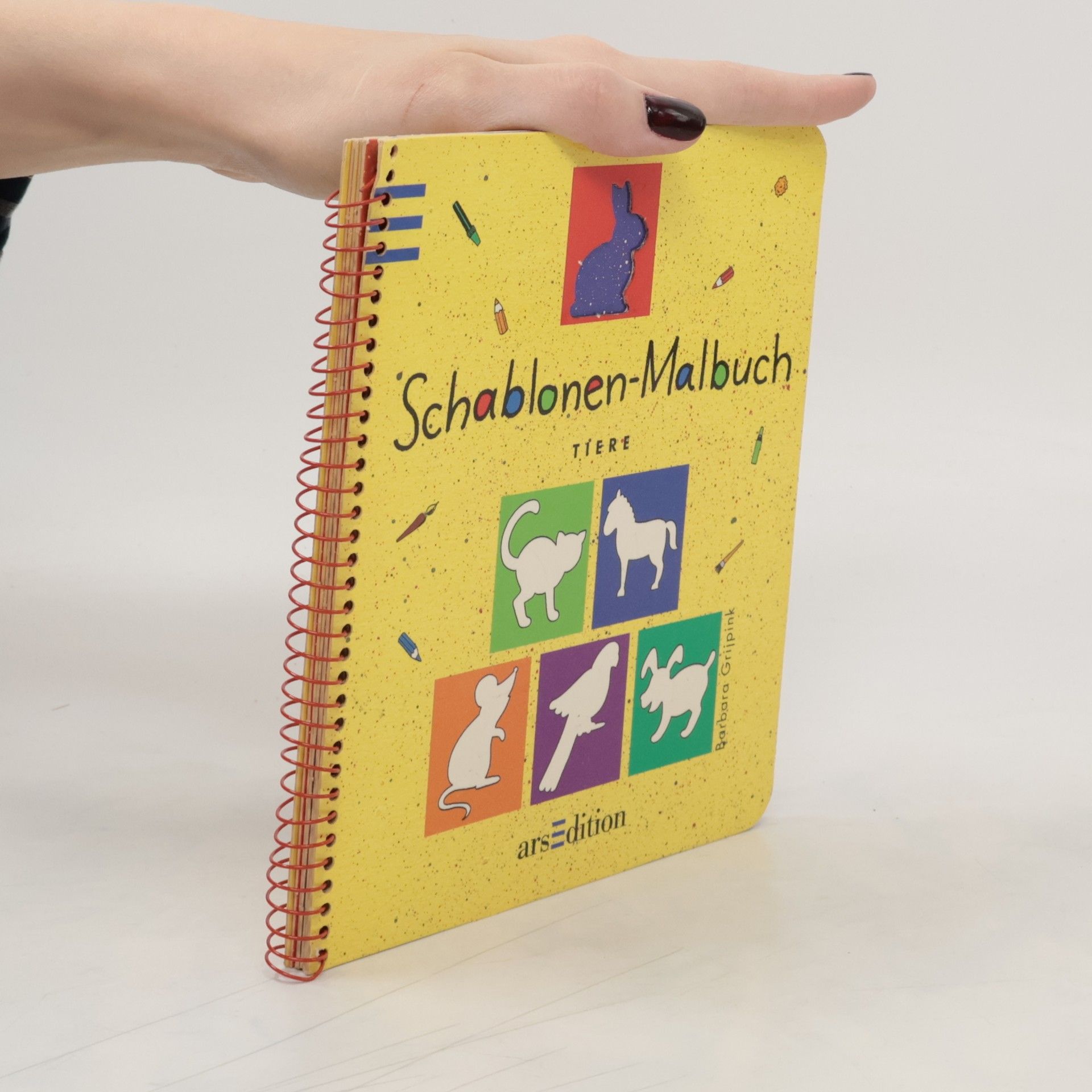 Auteurscollectief Schablonen-Malbuch Tiere