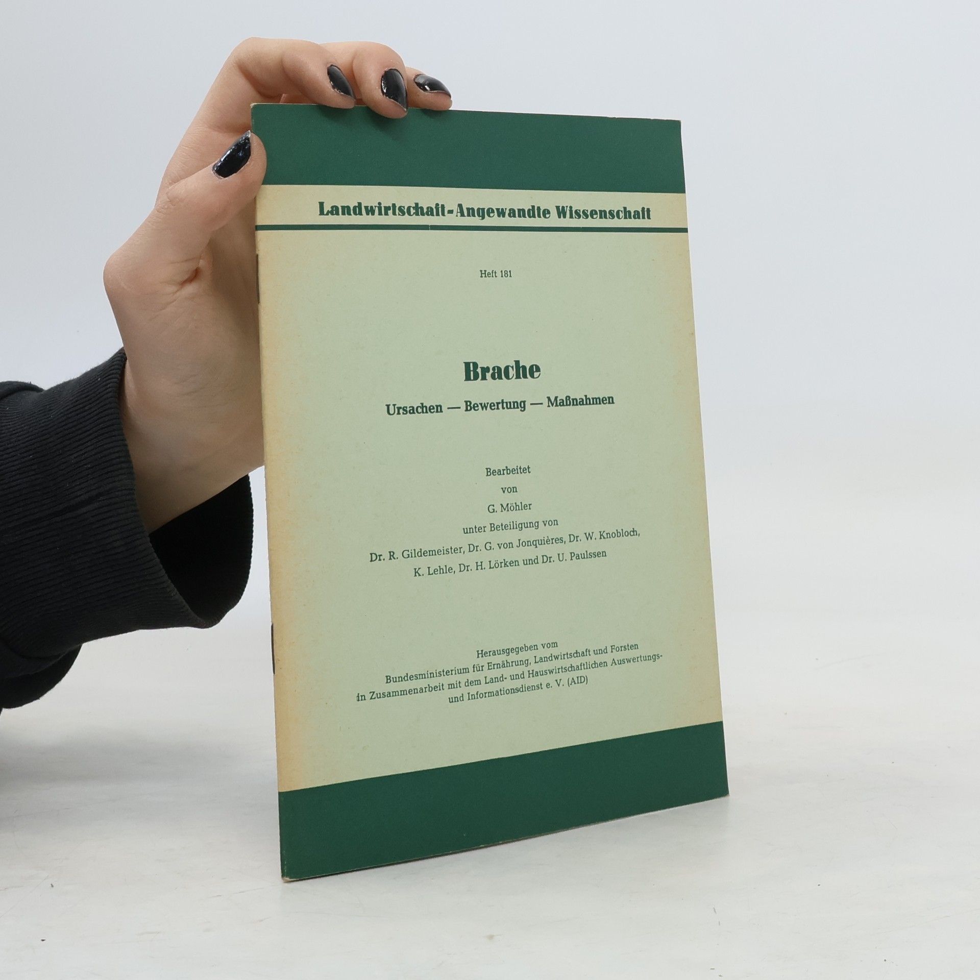 G. Möhler Brache: Ursachen, Bewertung, Massnahmen