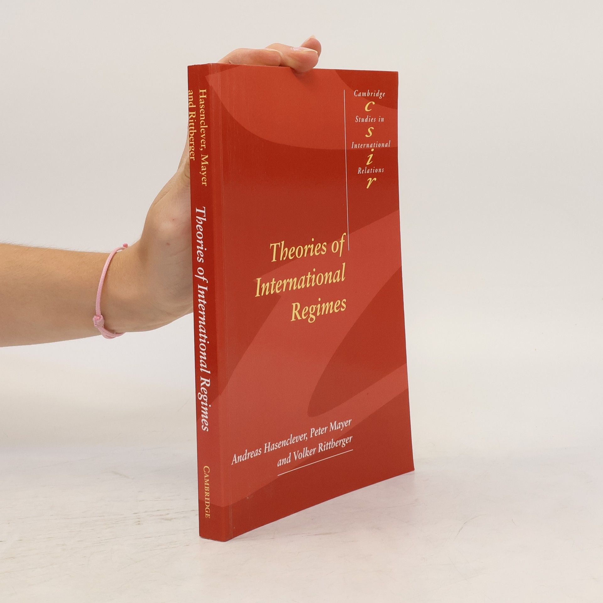 Volker Rittberger Theories of International Regimes