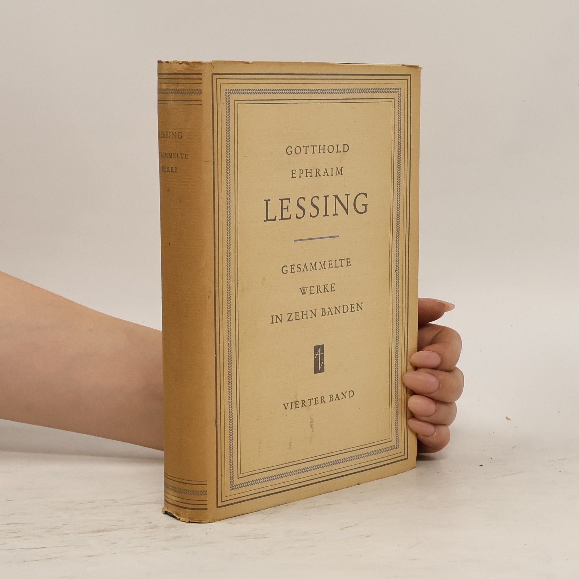 Gotthold Ephraim Lessing Gesammelte Werke 4