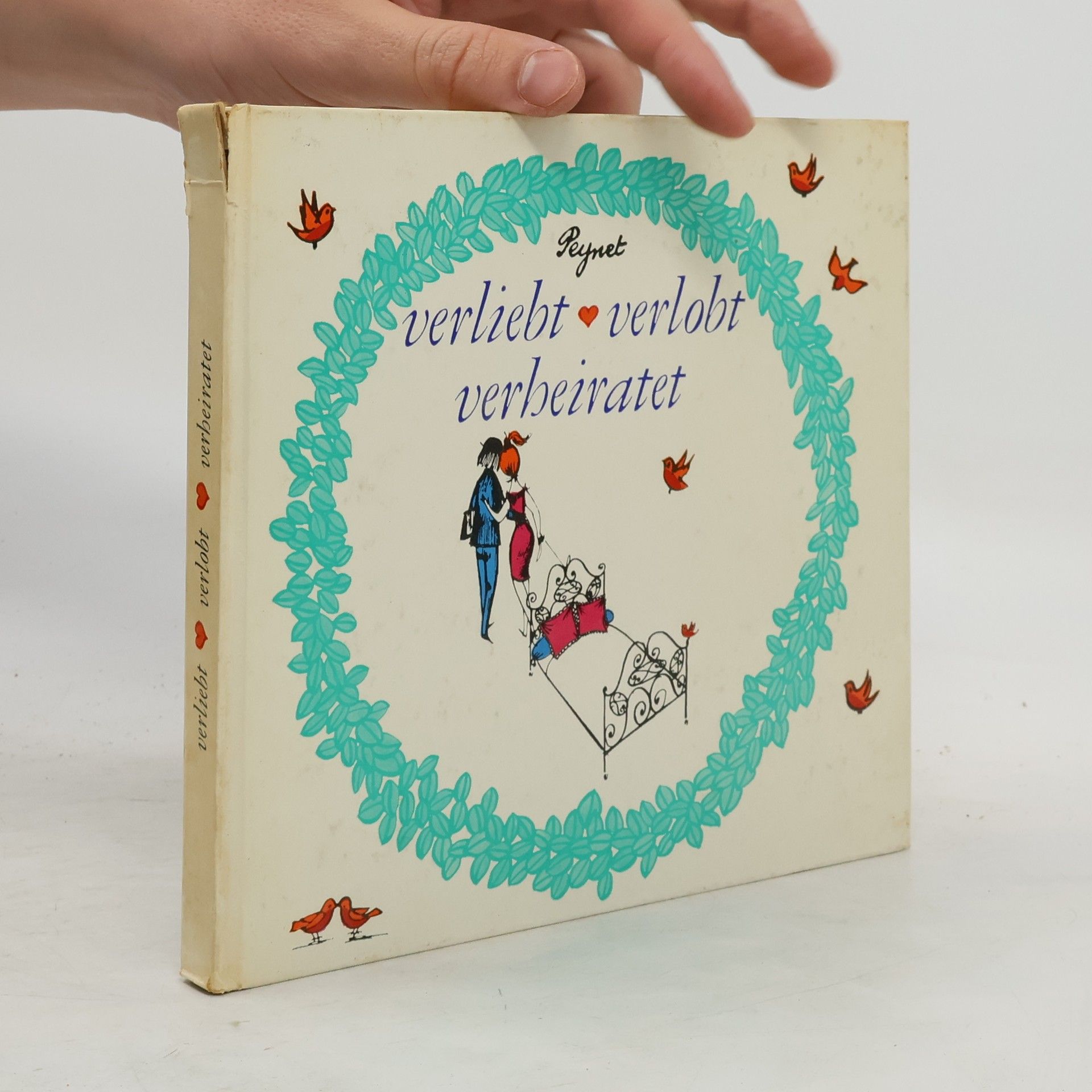 Peynet Verliebt. Verlobt. Verheiratet