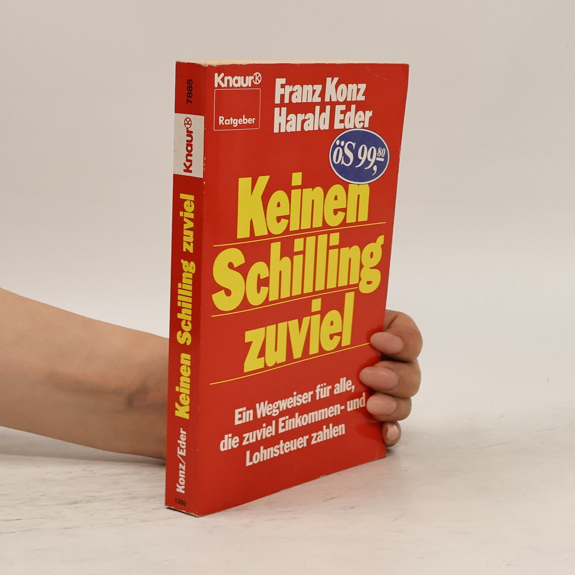 Franz Konz Keinen Schilling zuviel