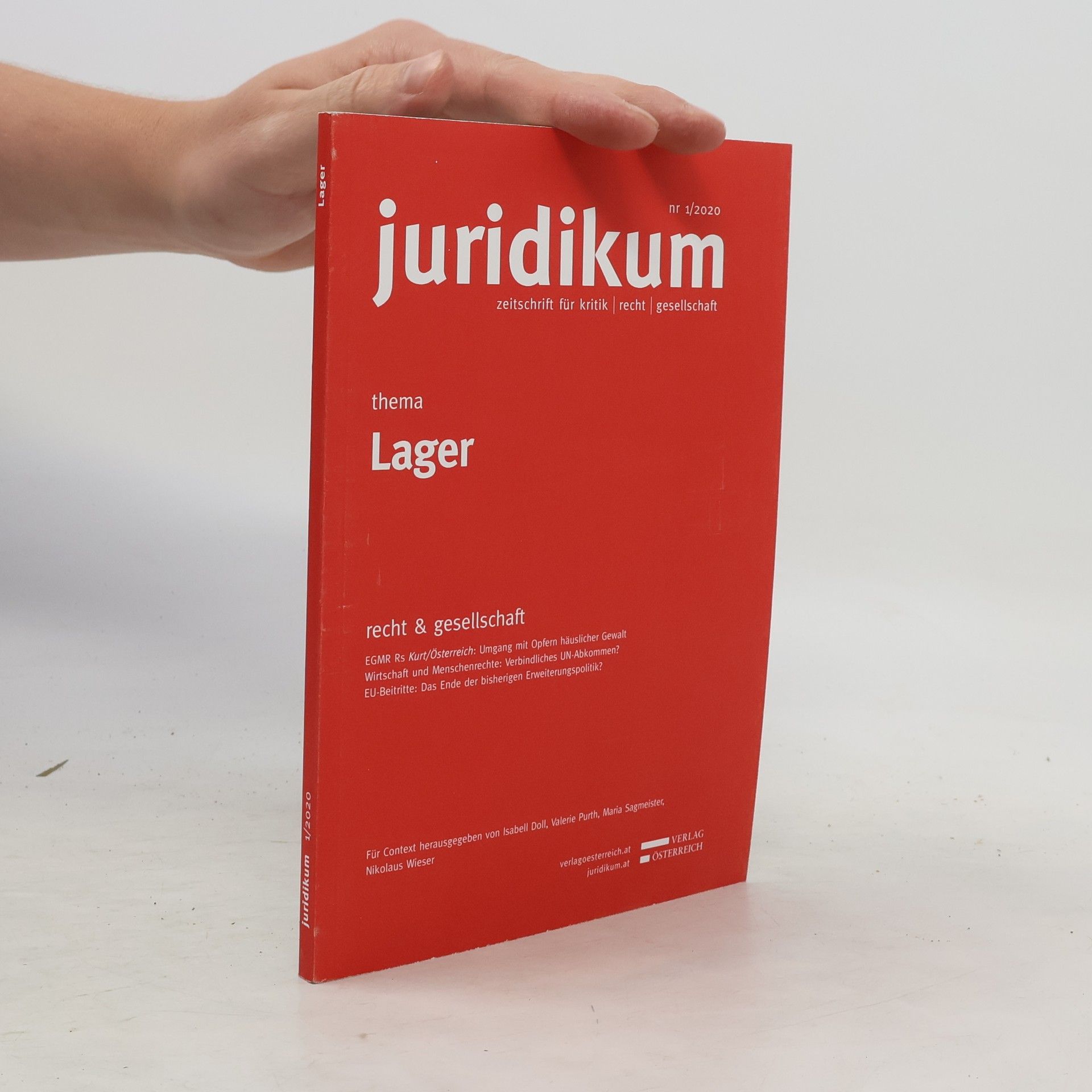 Kolektiv autorů Juridikum 1/2020