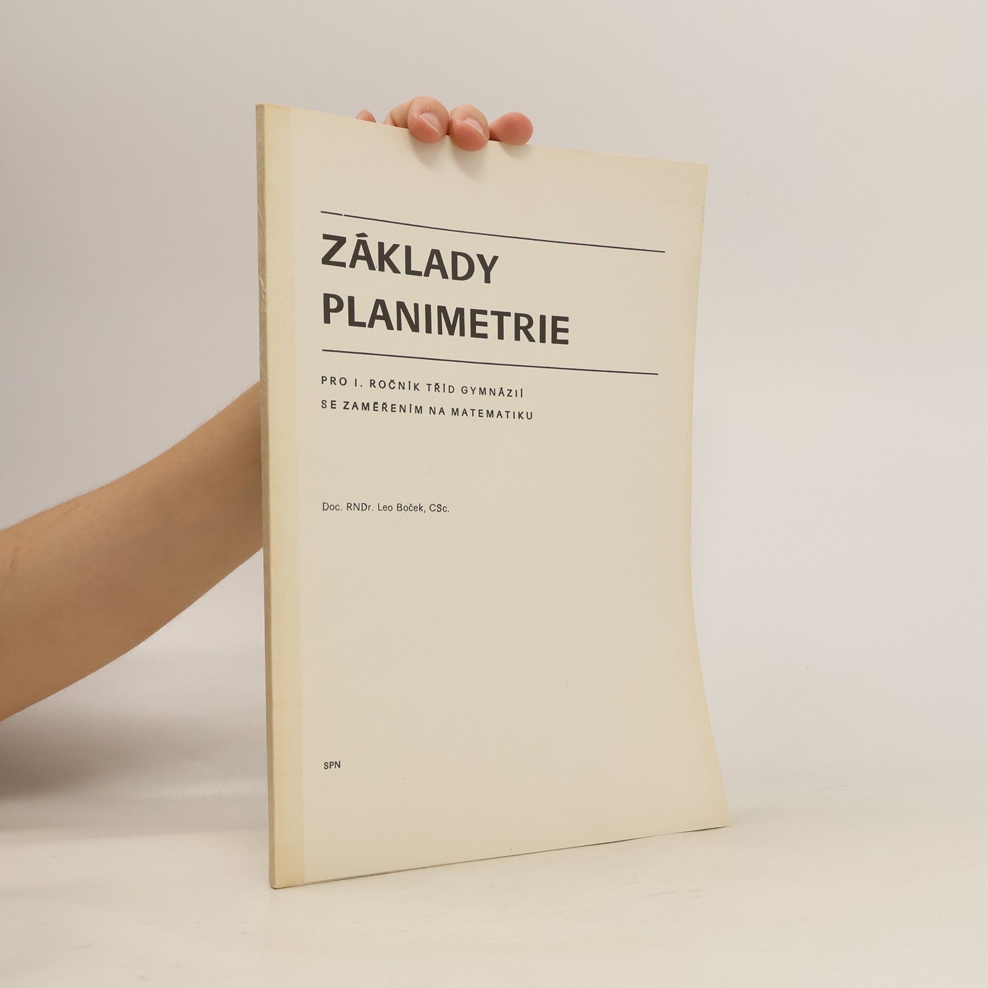 Leo Boček Základy planimetrie